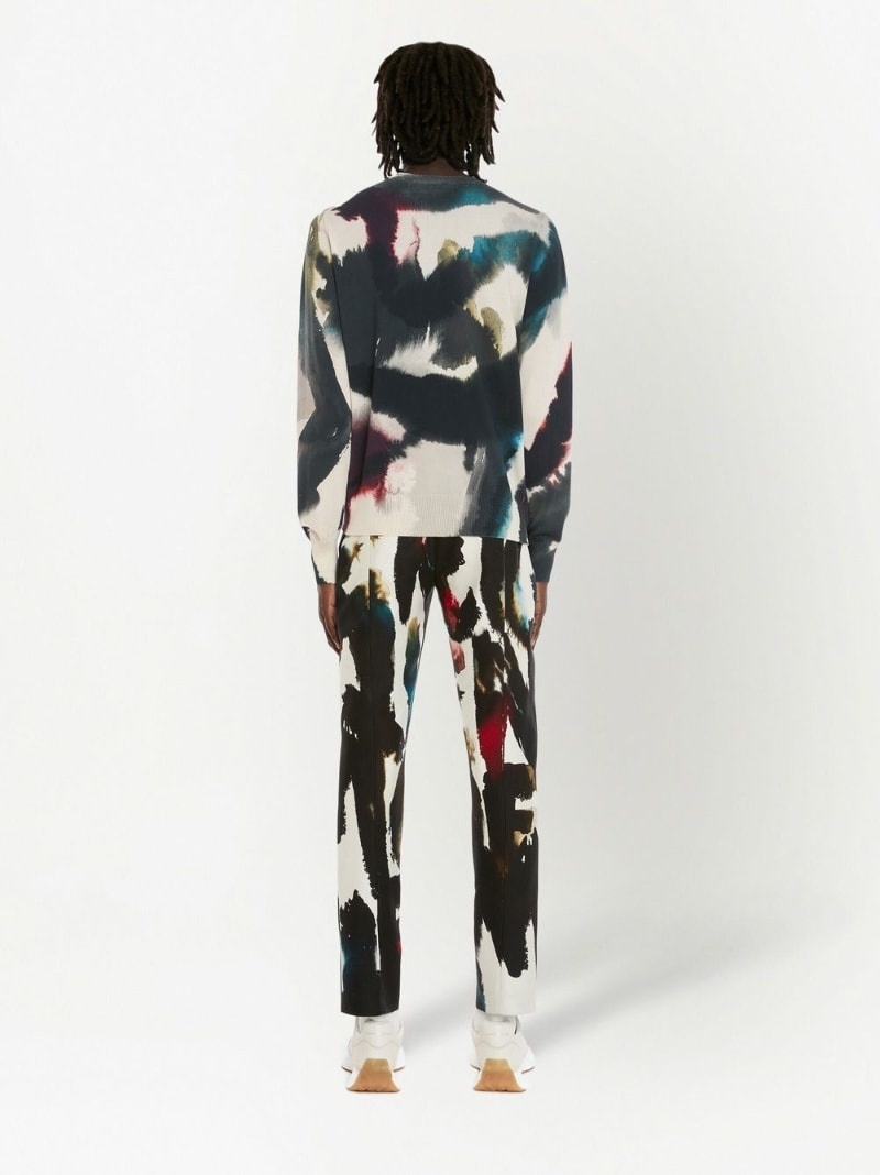 abstract-print sweatshirt - 4