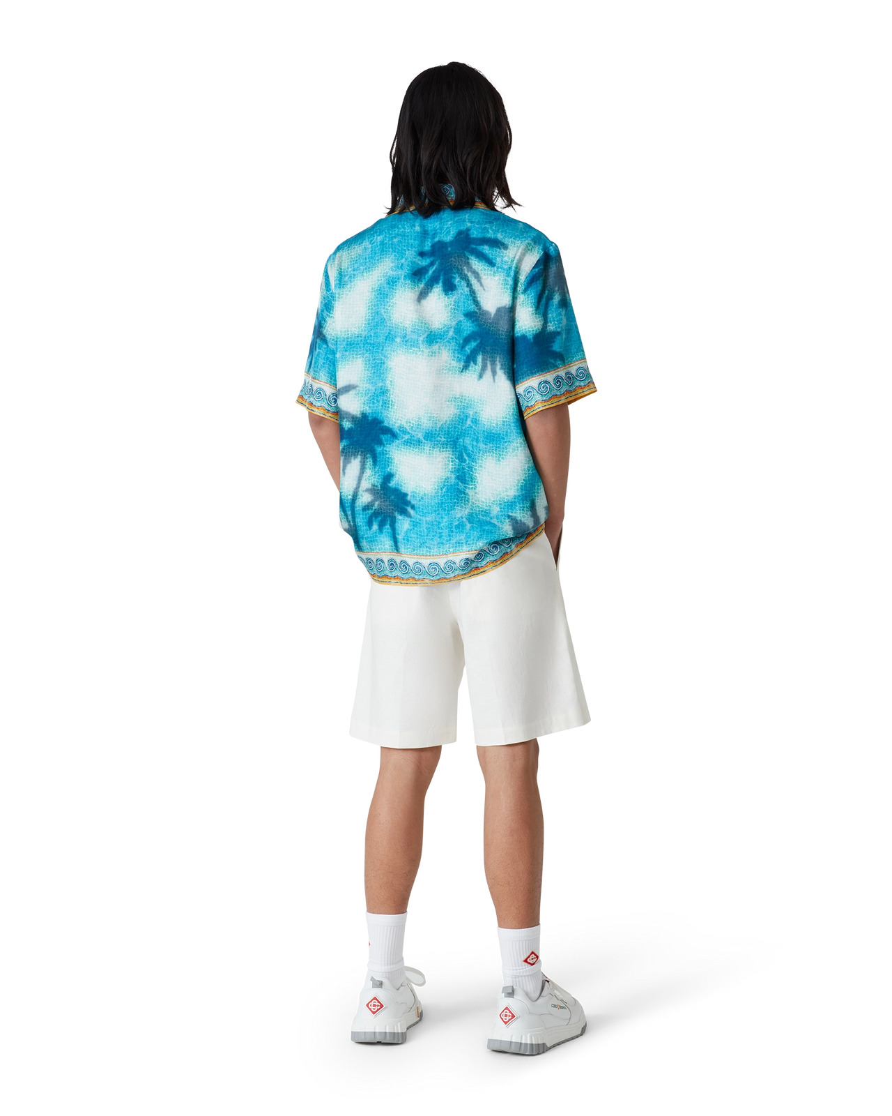 Linen Pleated Shorts | Casablanca Paris - 3