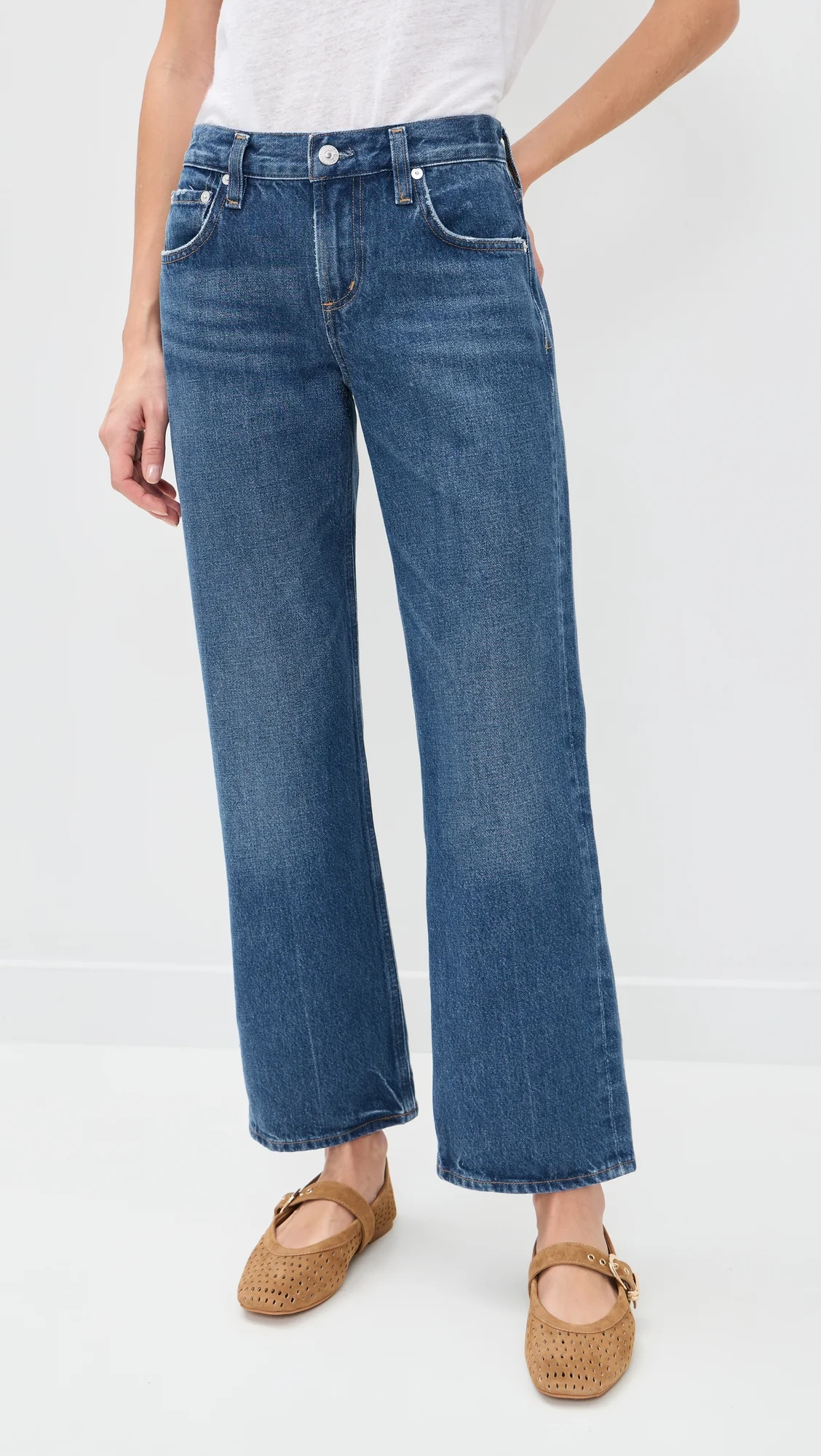 Faye Vintage Straight Jeans - 1
