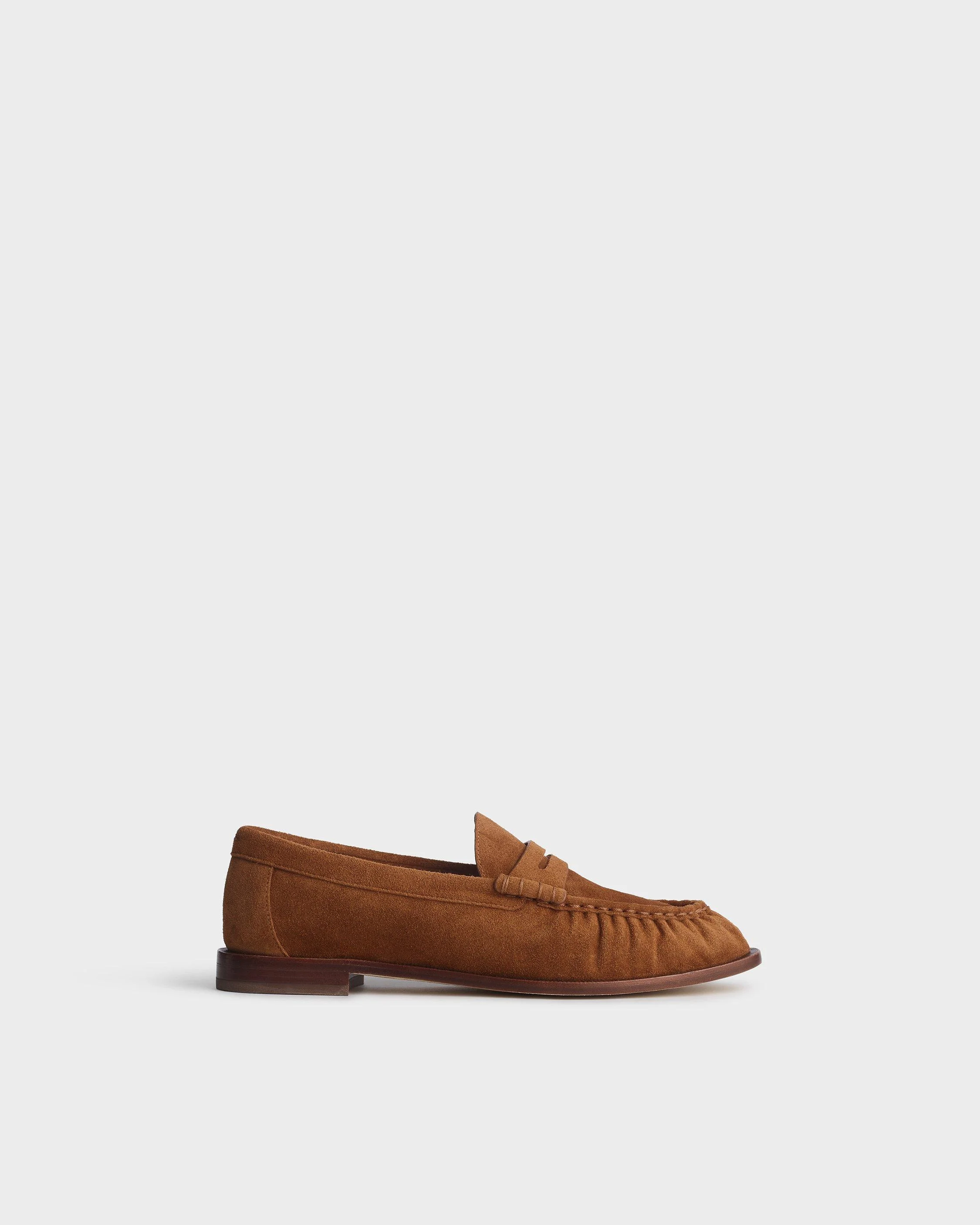 Lexi Italian Suede Loafers - 1