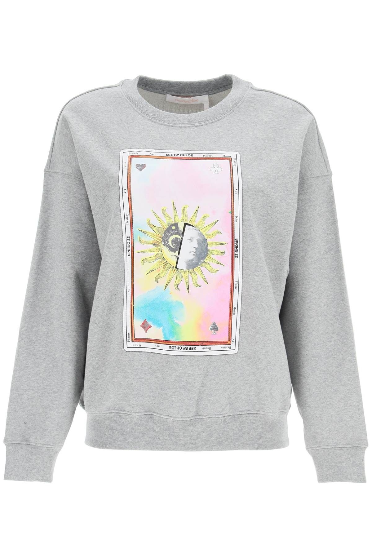 TAROT PRINT SWEATSHIRT - 1