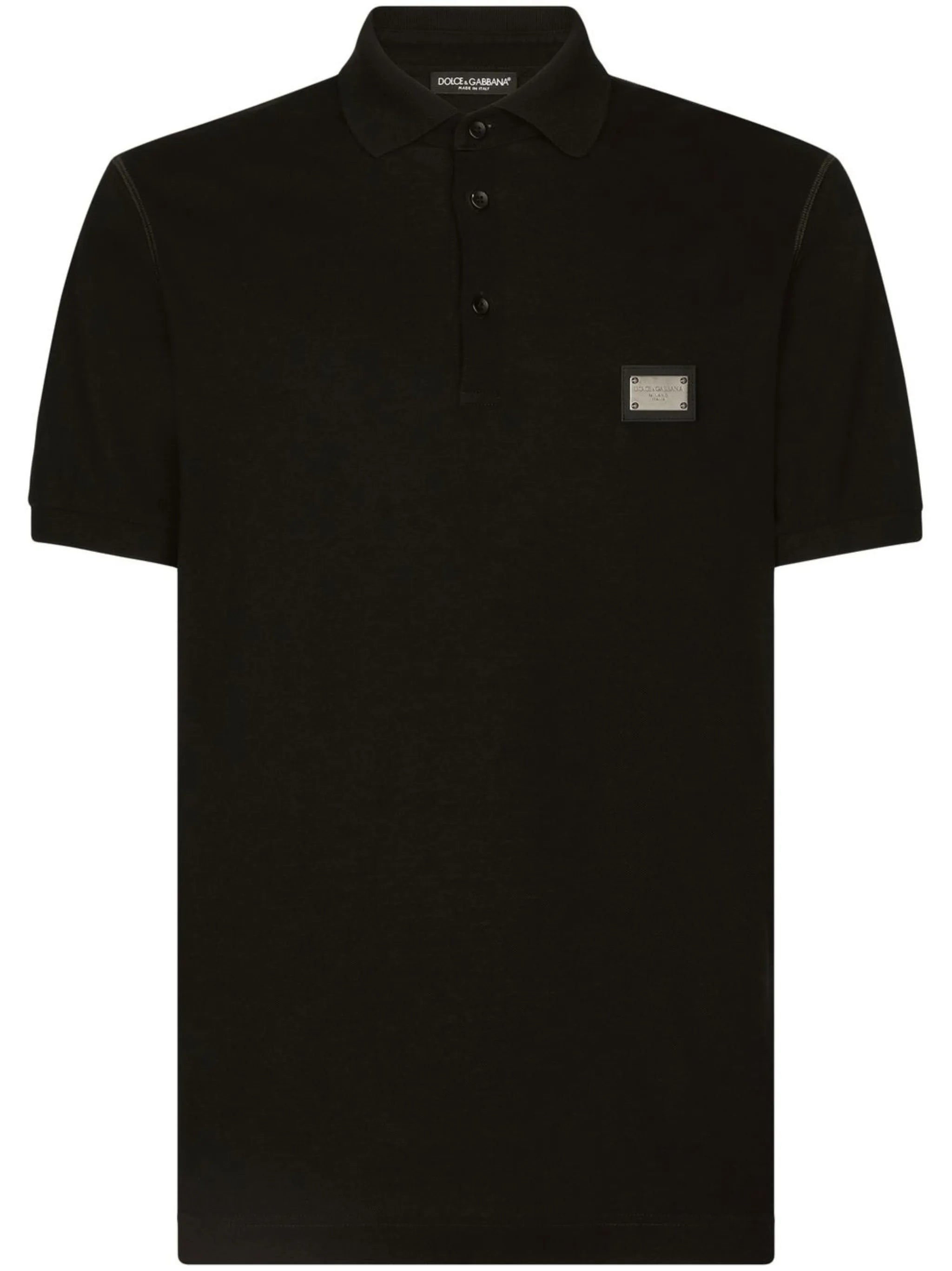 Logo-tag Piqué Polo Shirt - 1