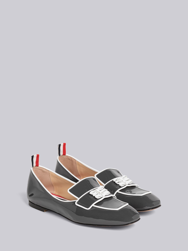 Soft Patent Leather 3-Bow Loafer 3