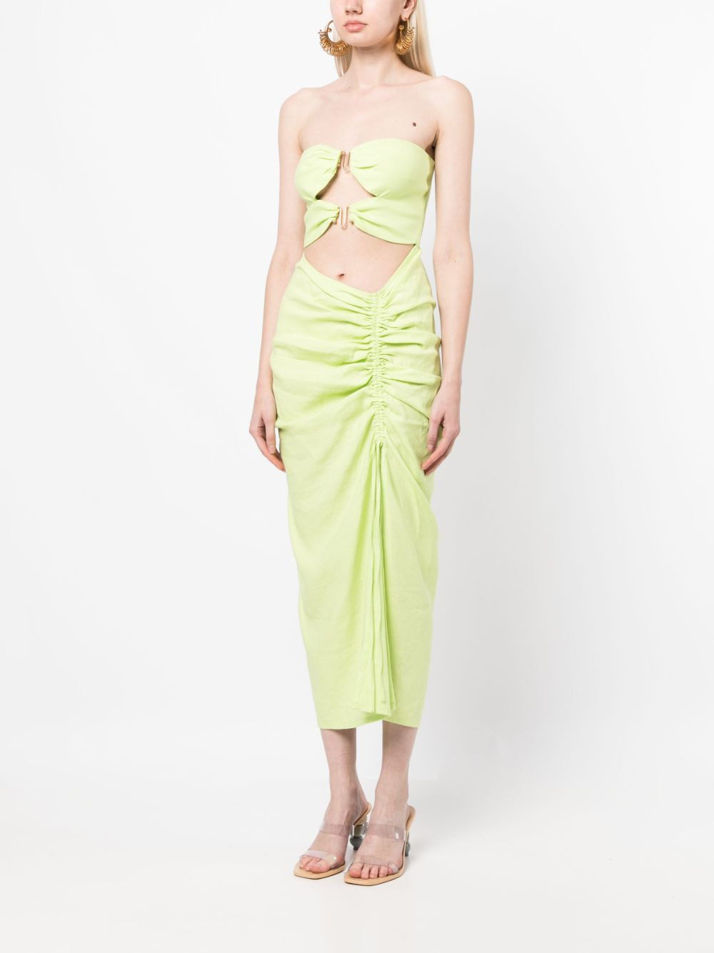 Donna cut-out ruched dress - 2