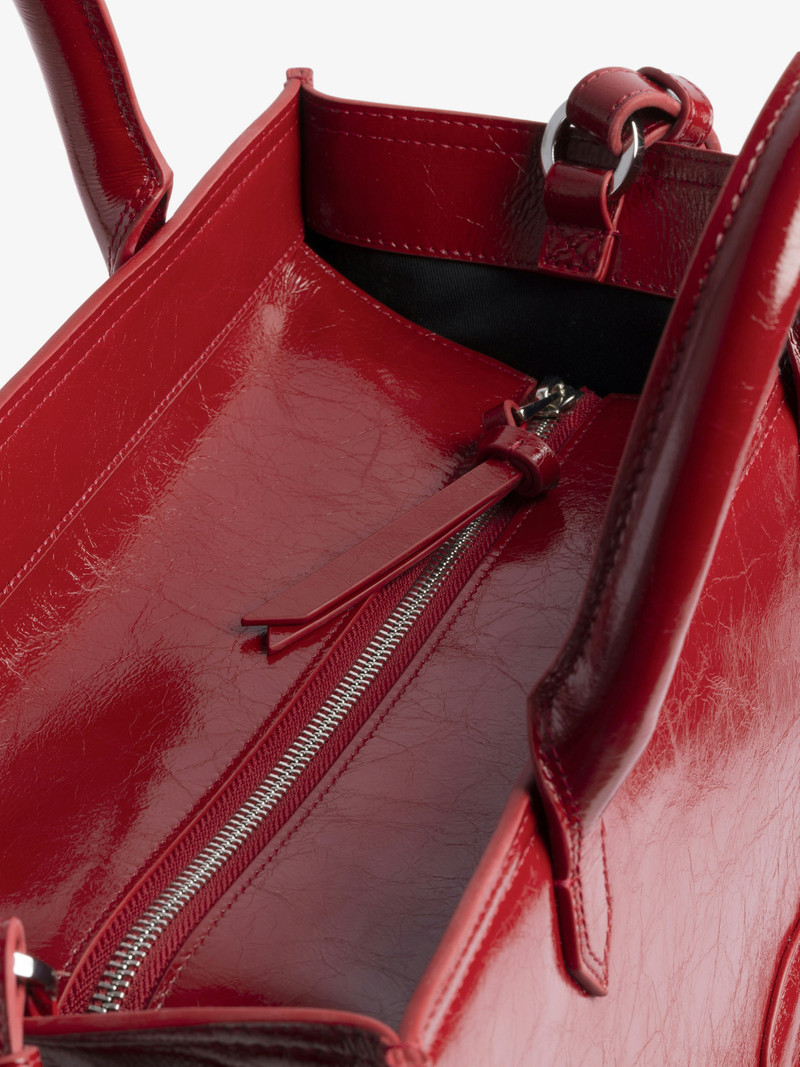 Angel Tote Bag Wrinkled Patent 8
