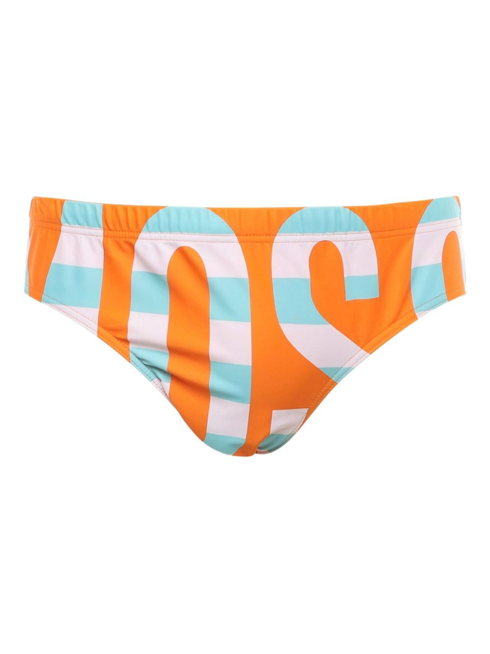 logo-print swim trunks - 1