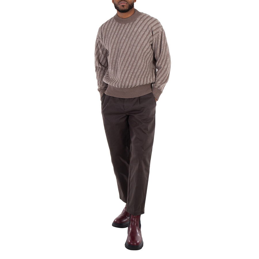 Emporio Armani Crew-Neck Jacquard Sweater - 3