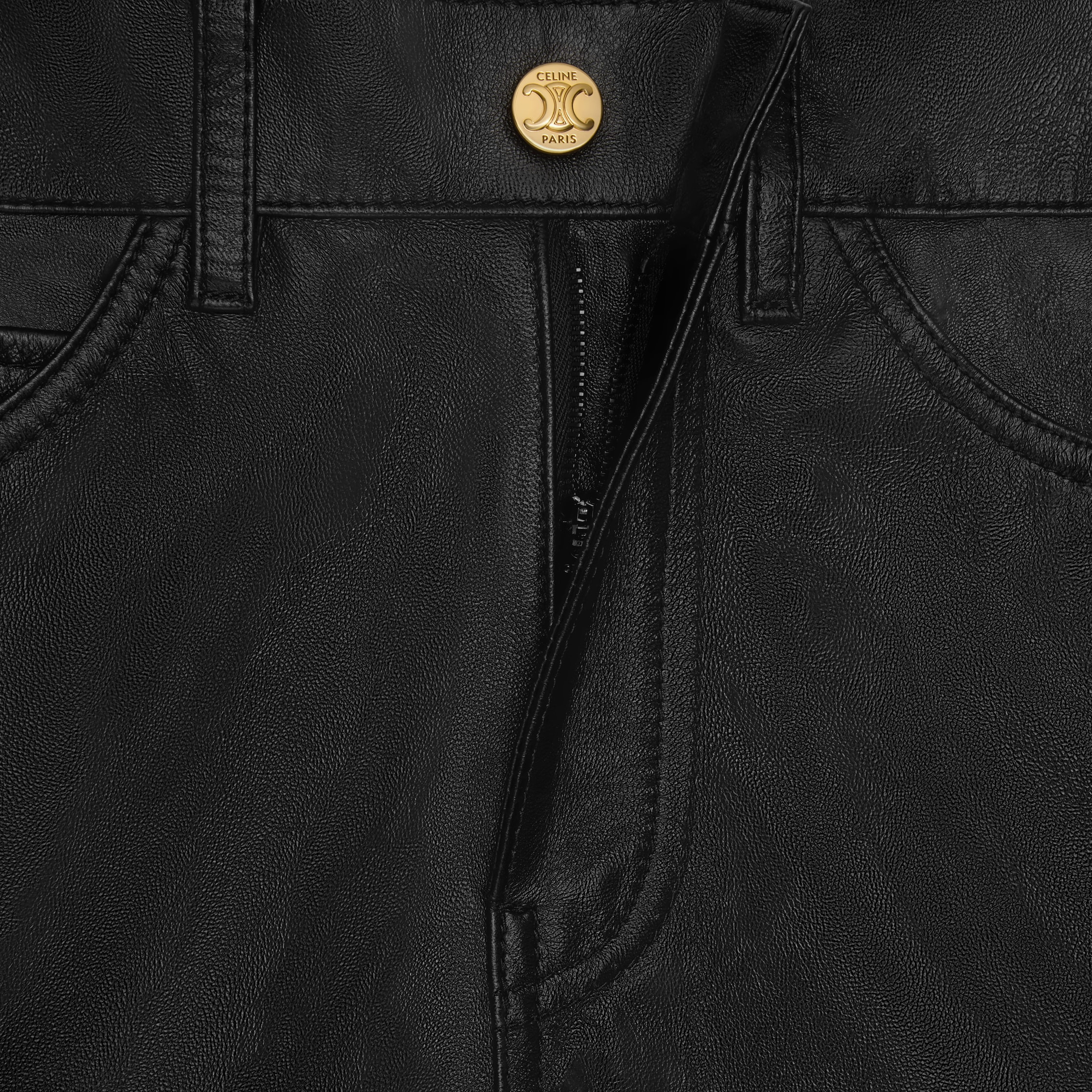 françoise jeans in soft lambskin - 4
