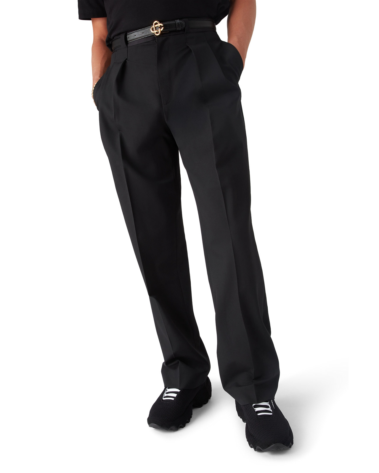 Wool Tailoring Pleated Trousers - 4
