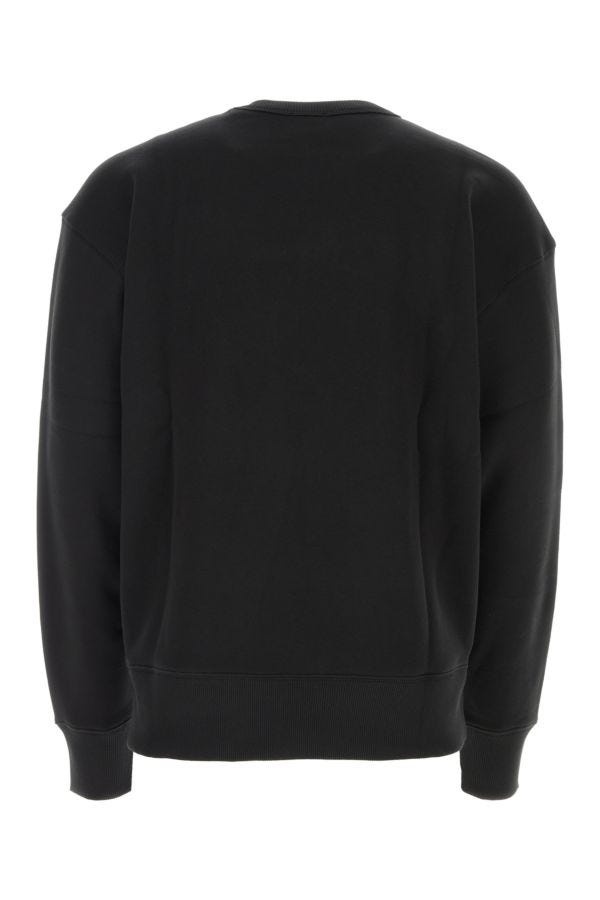 Black cotton sweatshirt - 2
