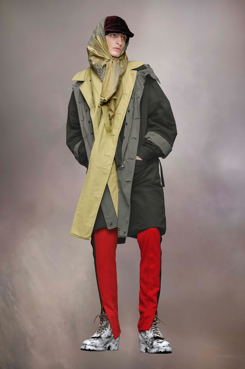 Maison Margiela Décortiqué trench scarf outlook