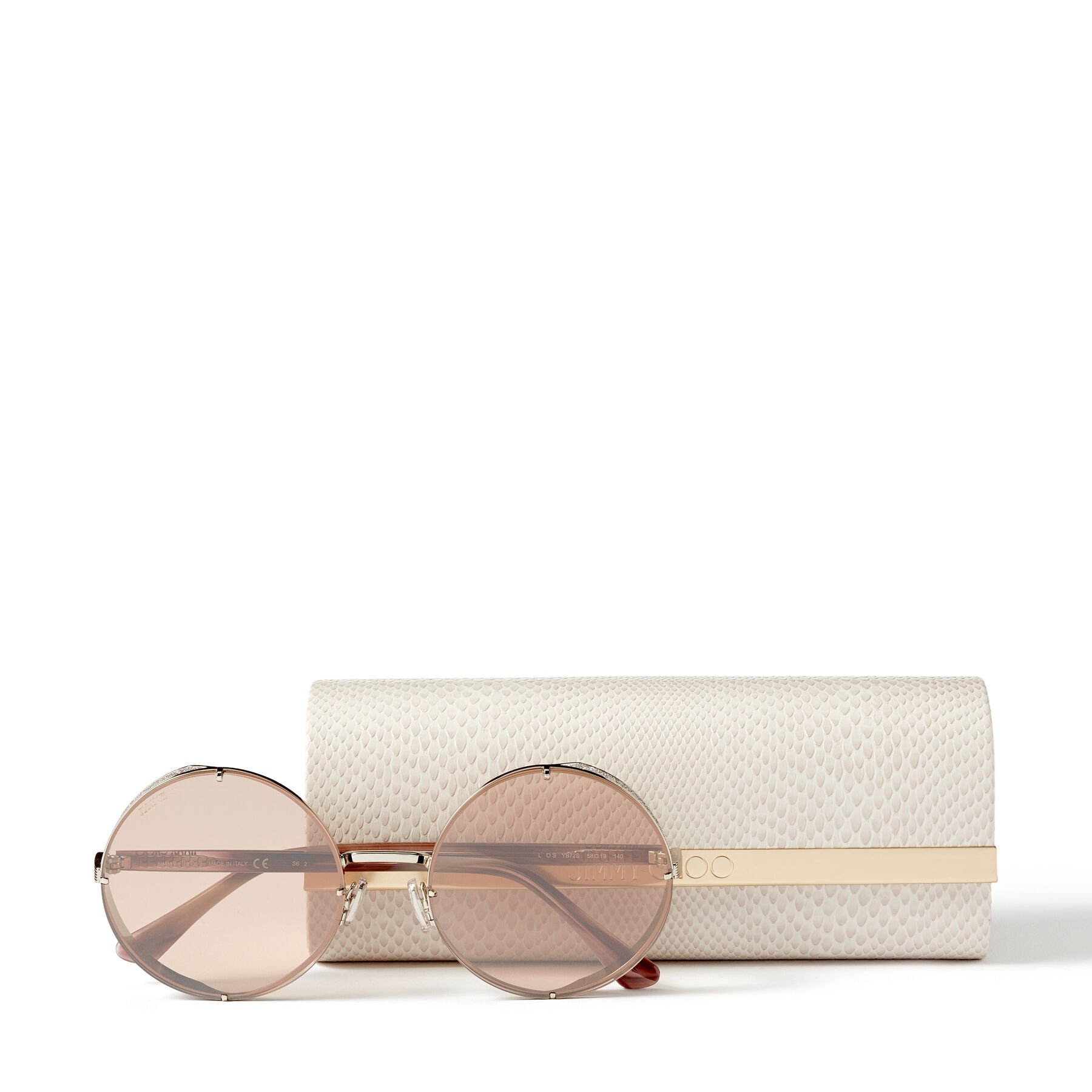 Lilo
Palladium Round Sunglasses with Pink Silver Mirror Lenses - 4