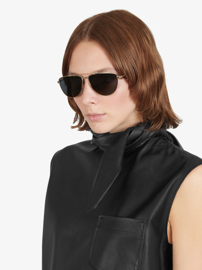 Givenchy GV Cut sunglasses in metal outlook