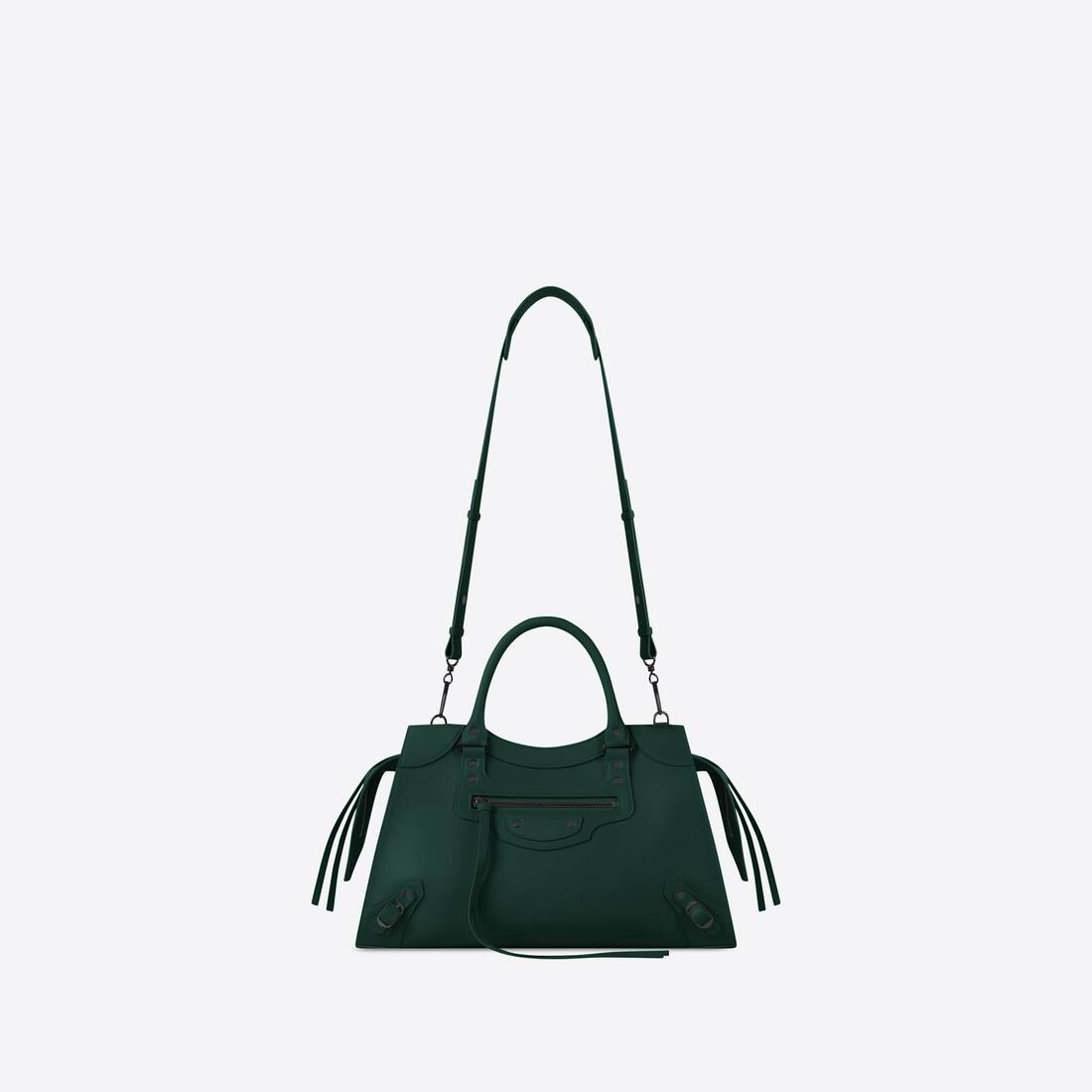 Men's Neo Classic Medium Handbag in Forest Green - 4