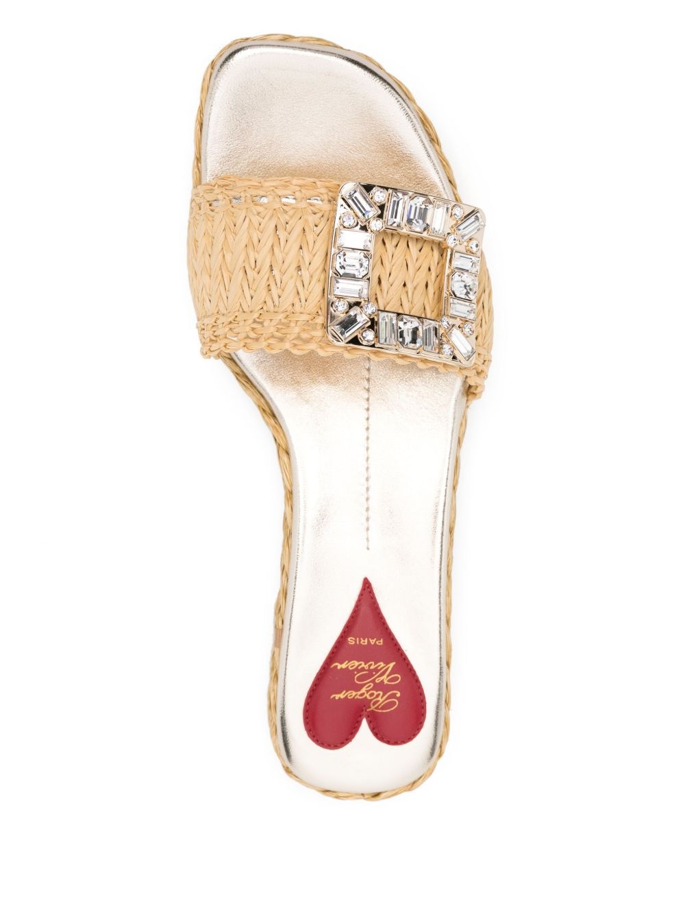 crystal-embellished sandals - 4