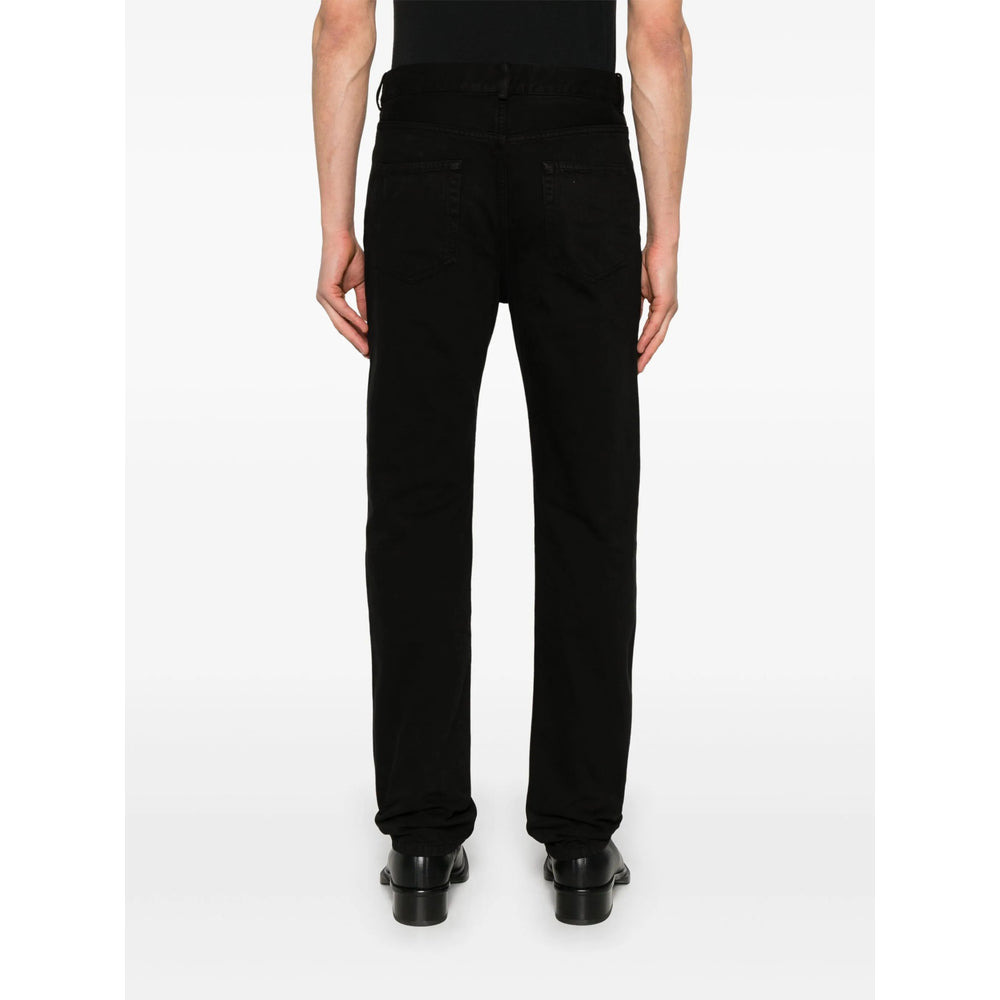 Ann Demeulemeester Black Denim - Regular & Straight-Leg Jeans Men - 4