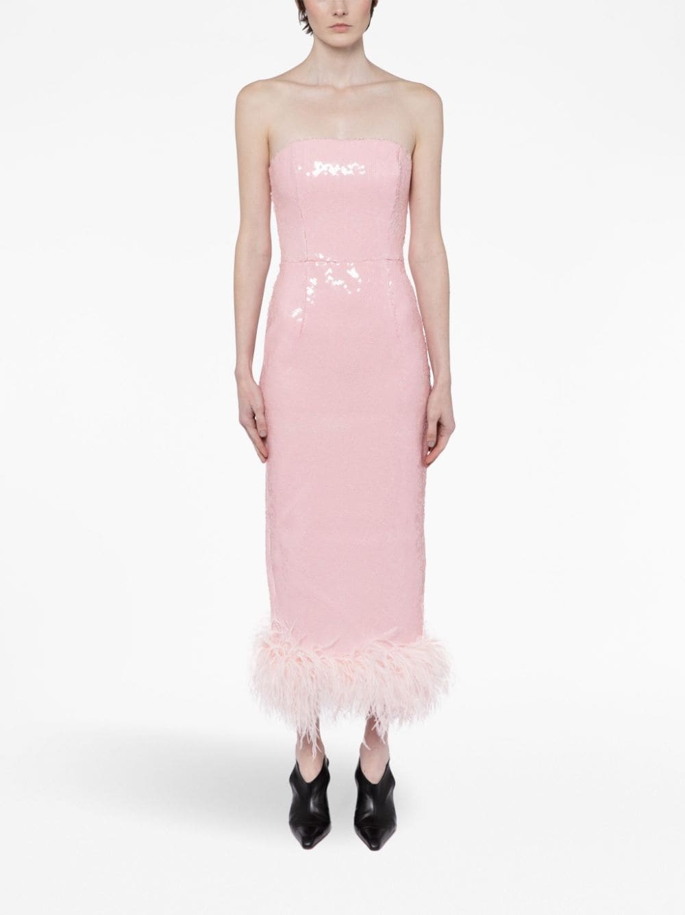 Minelli sequin-embellished midi dress - 2