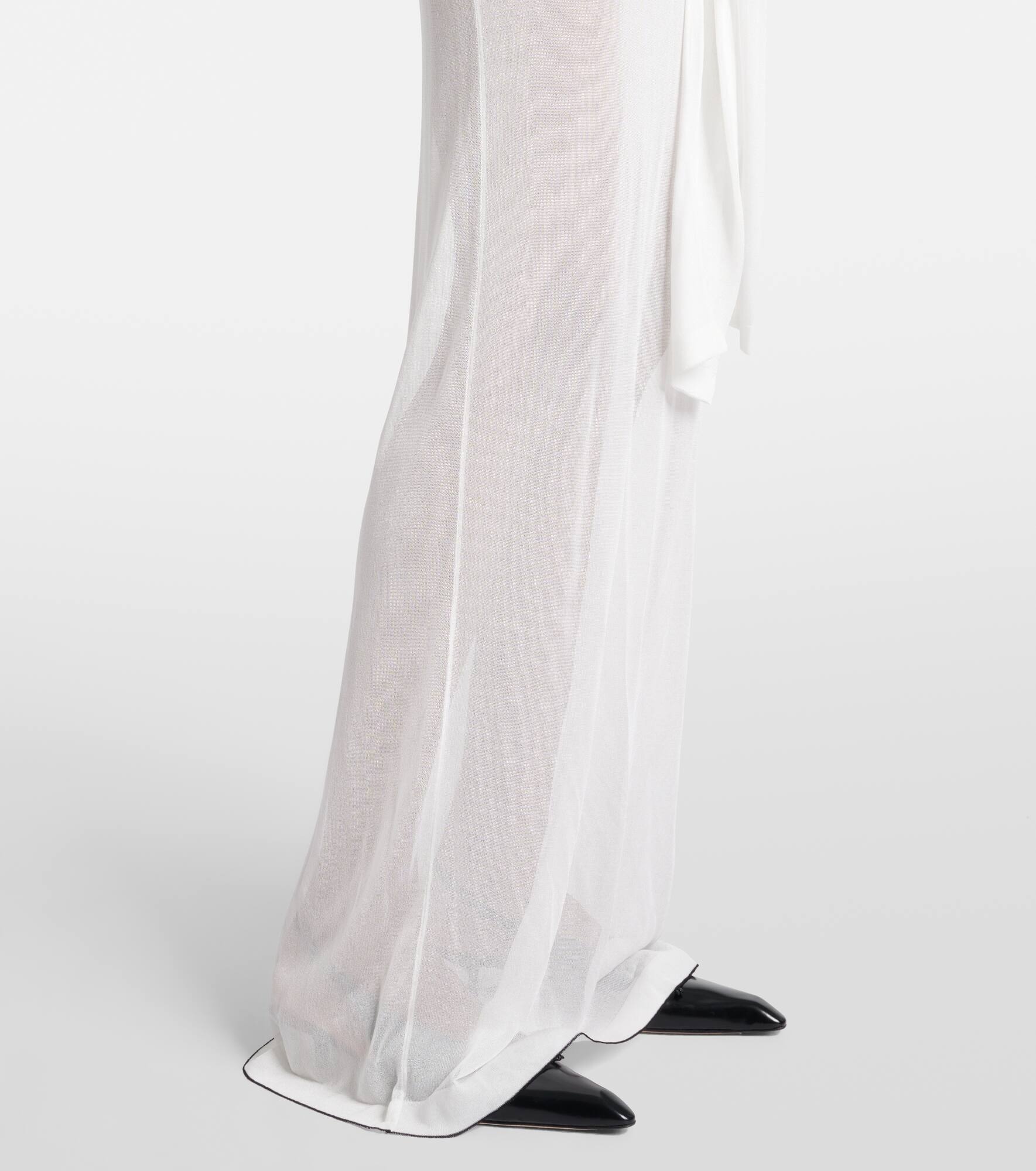 La Robe Maille Nodo sheer gown - 5