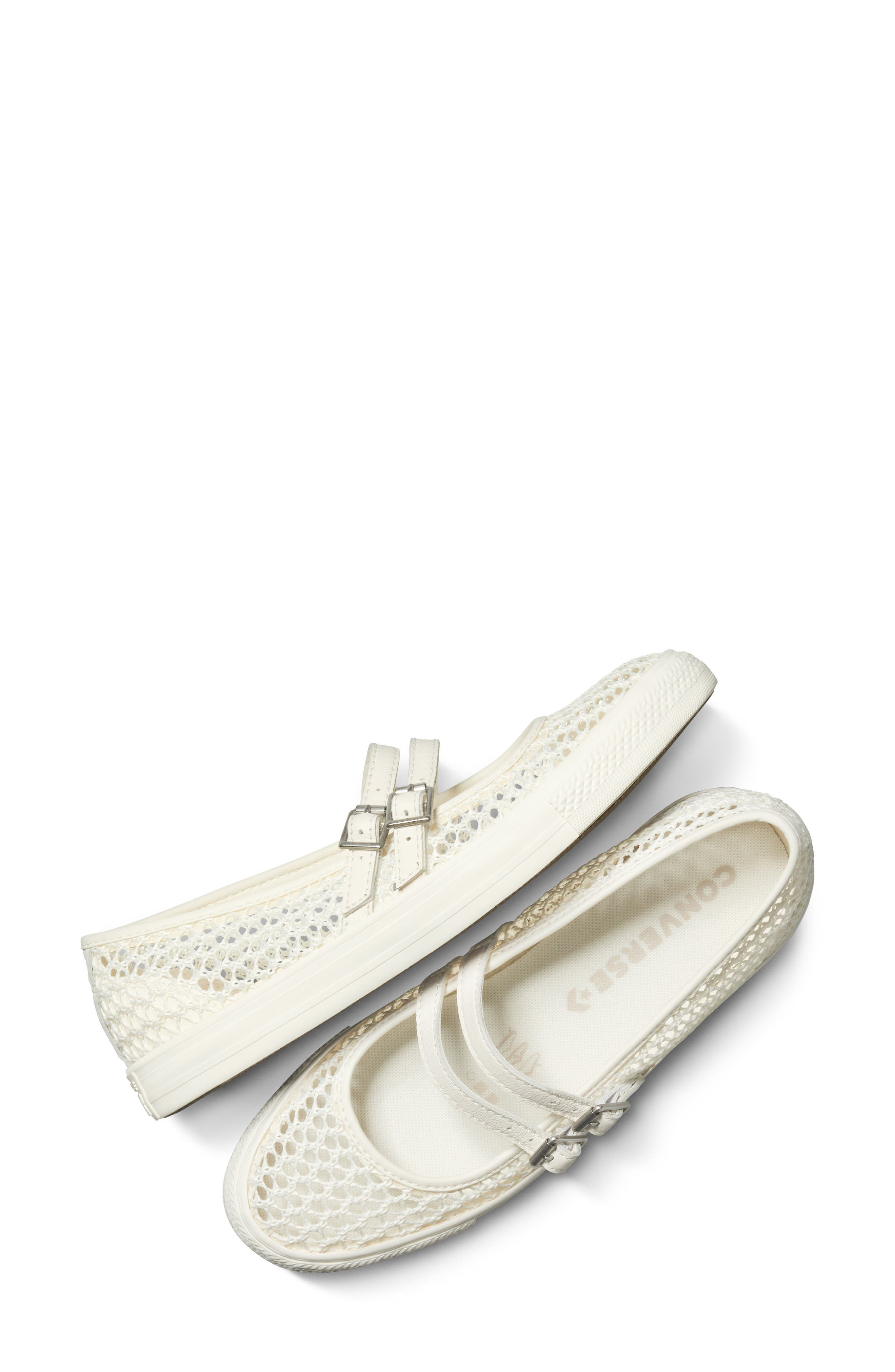 Converse Chuck Taylor All Star Dainty Mary Jane Sneaker in Egret/Papyrus at Nordstrom - 8