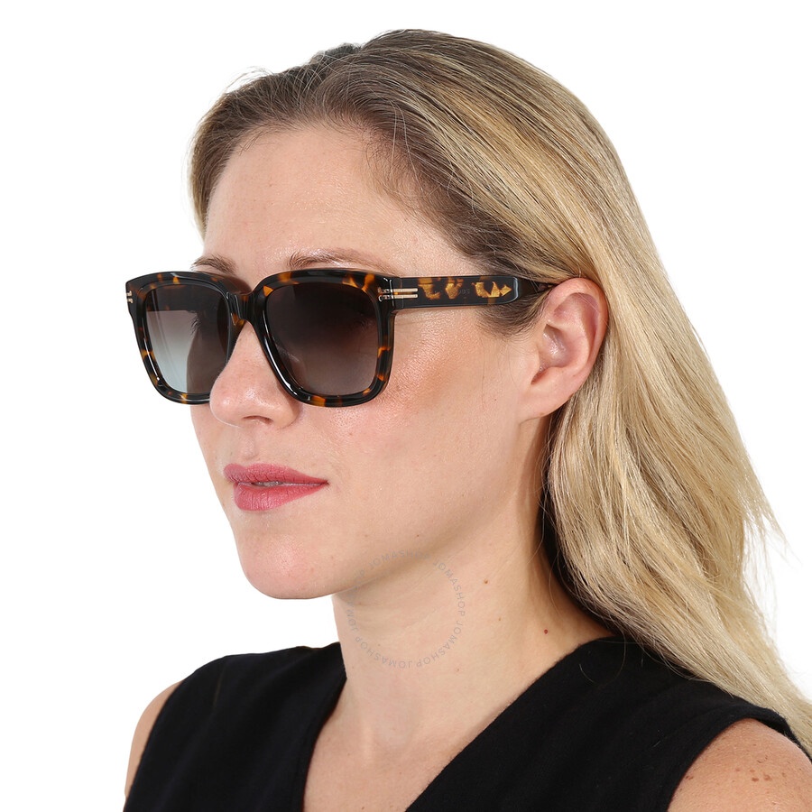 Marc Jacobs Brown Gradient Square Ladies Sunglasses MJ 1035/S 0086/HA 53 - 2
