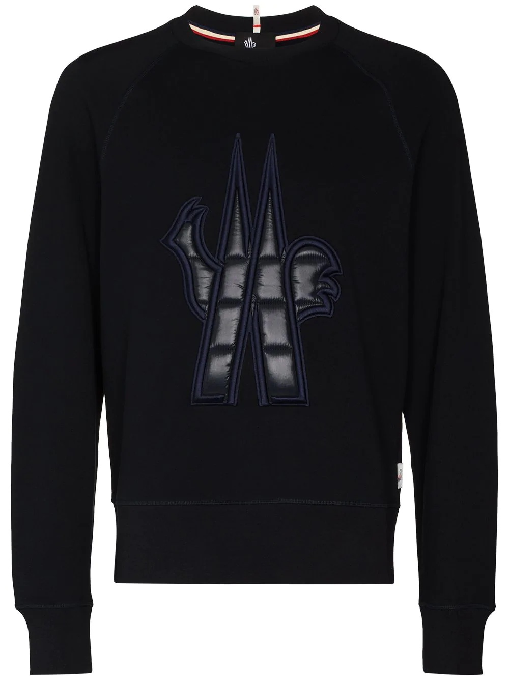 logo patch sweatshirt - 1