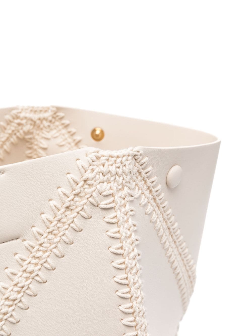 The Origami crochet-stitch tote bag - 4