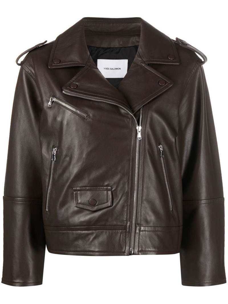 leather zip-up flight jacket 1