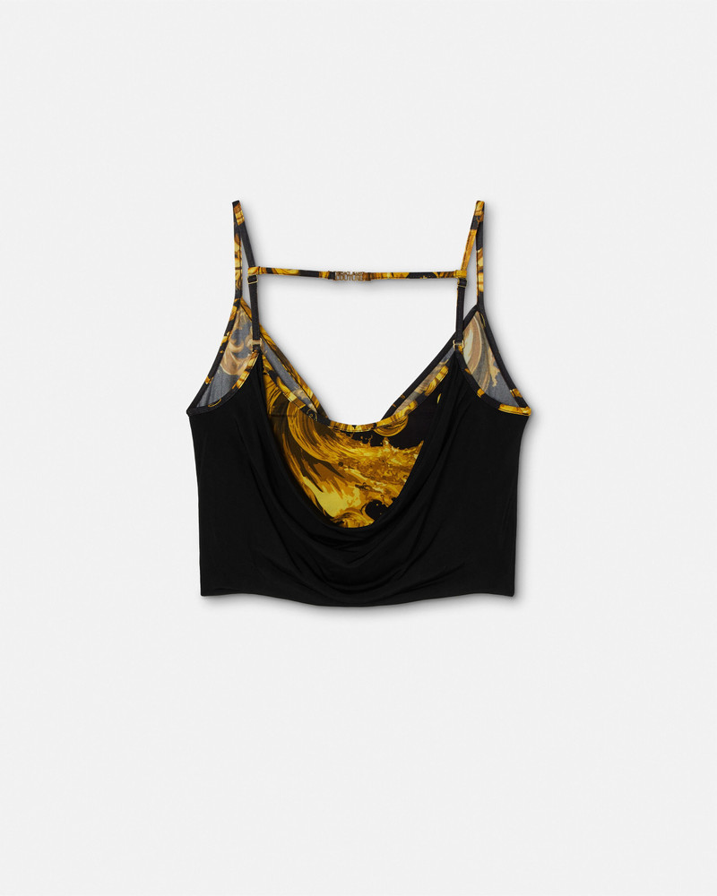 Printed Viscose Draped Top 3