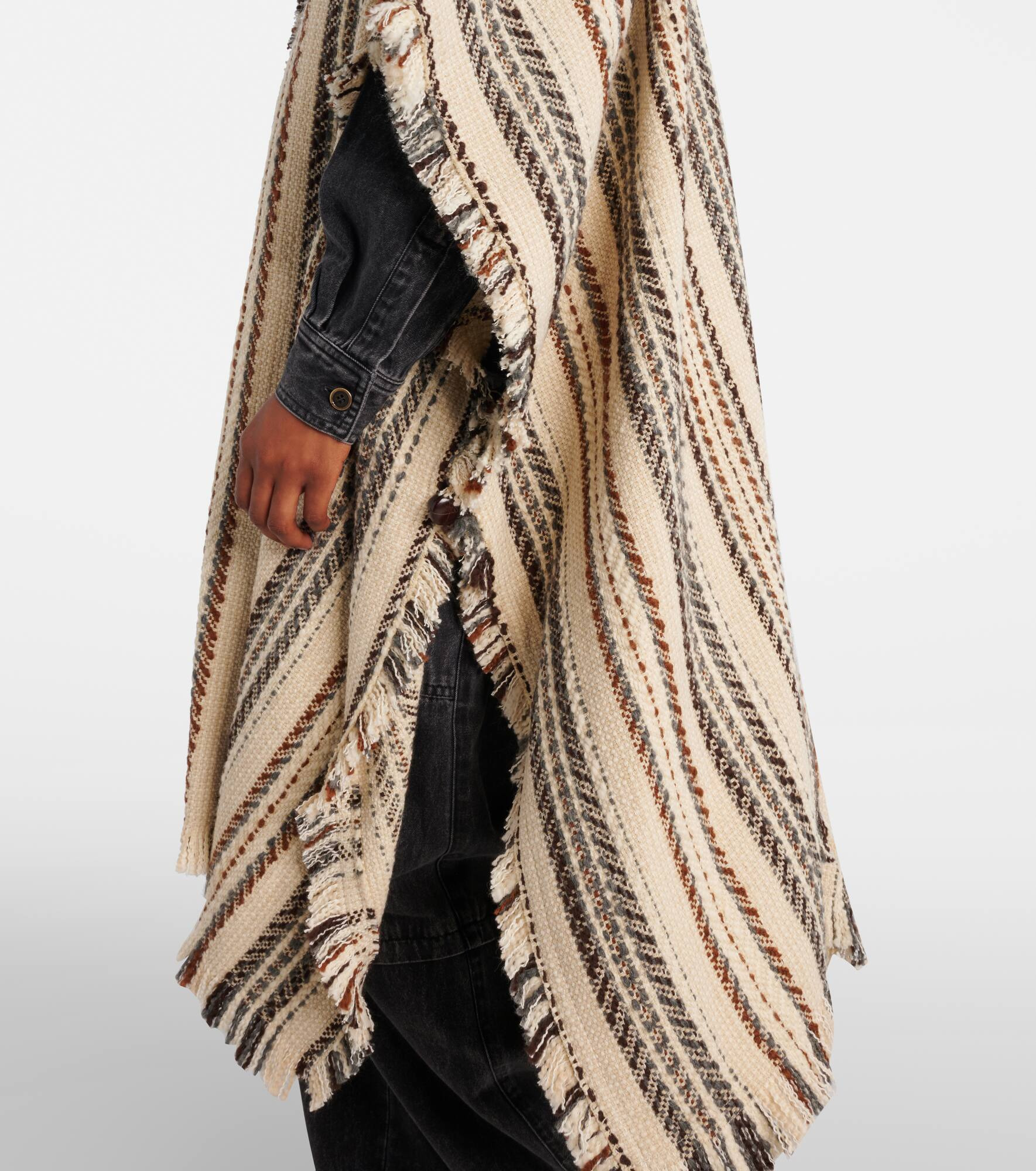 Iseline striped poncho - 5
