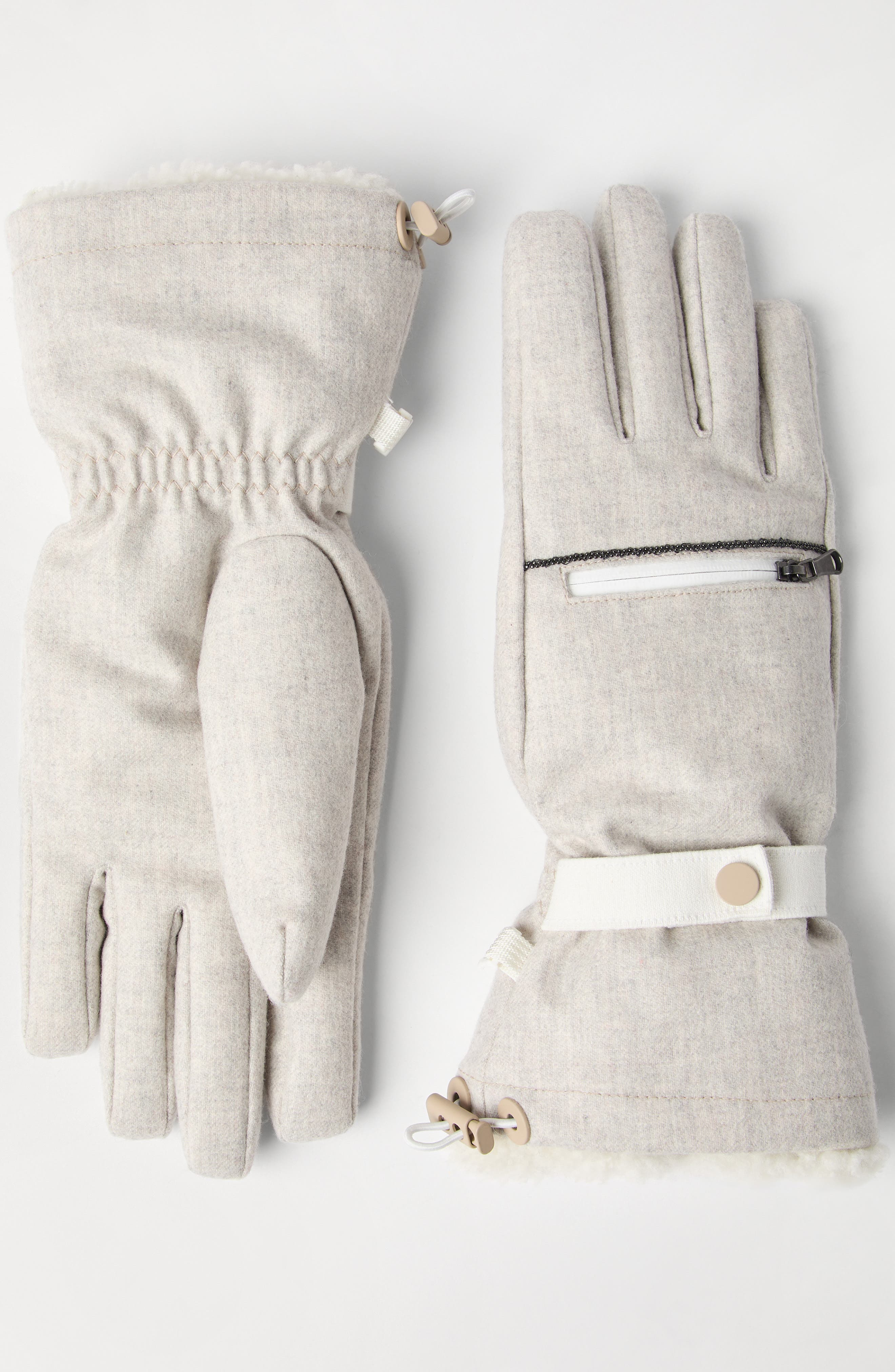 Brunello Cucinelli Mountain gloves in Grey at Nordstrom - 2