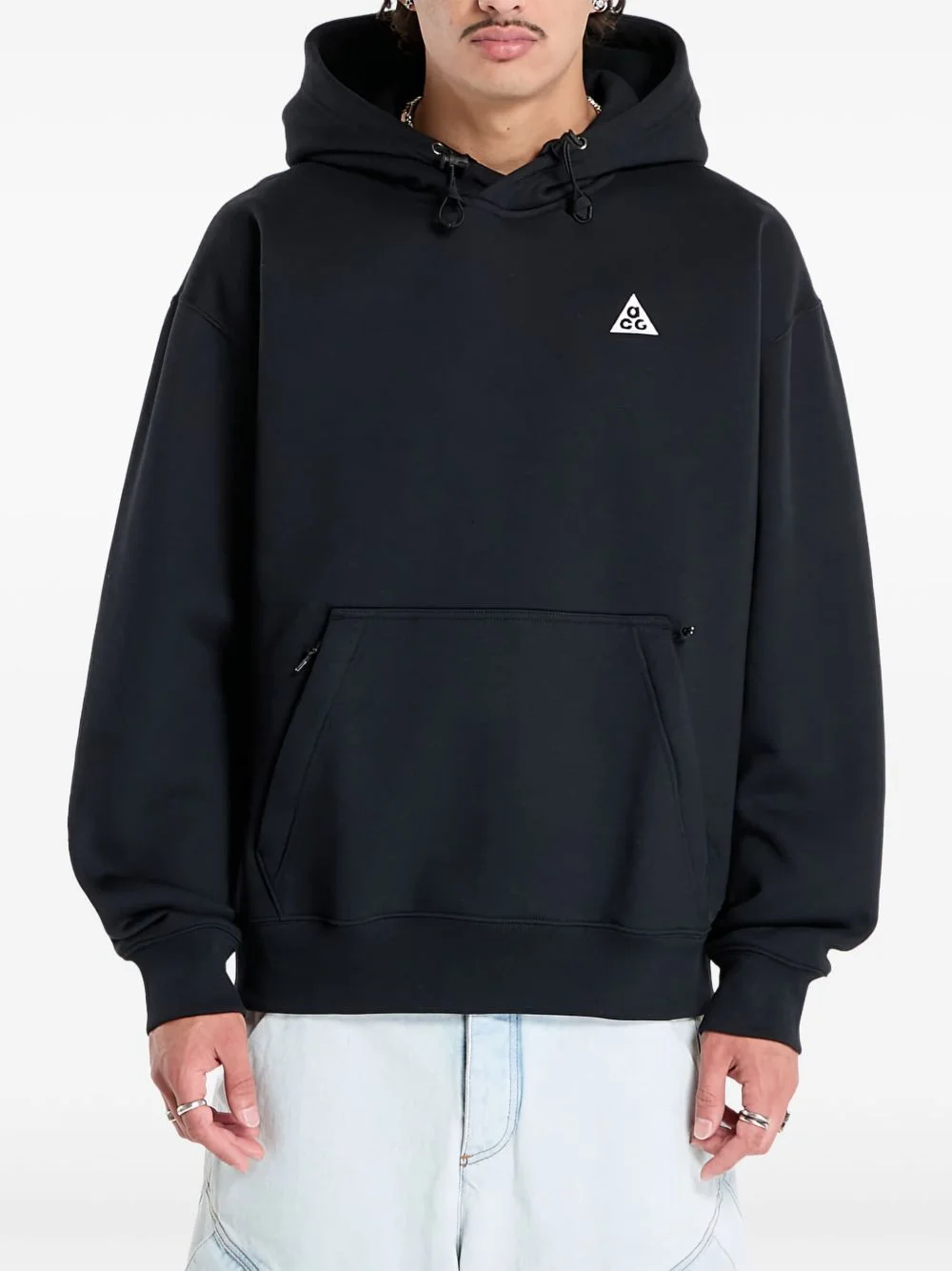 fleece hoodie - 1