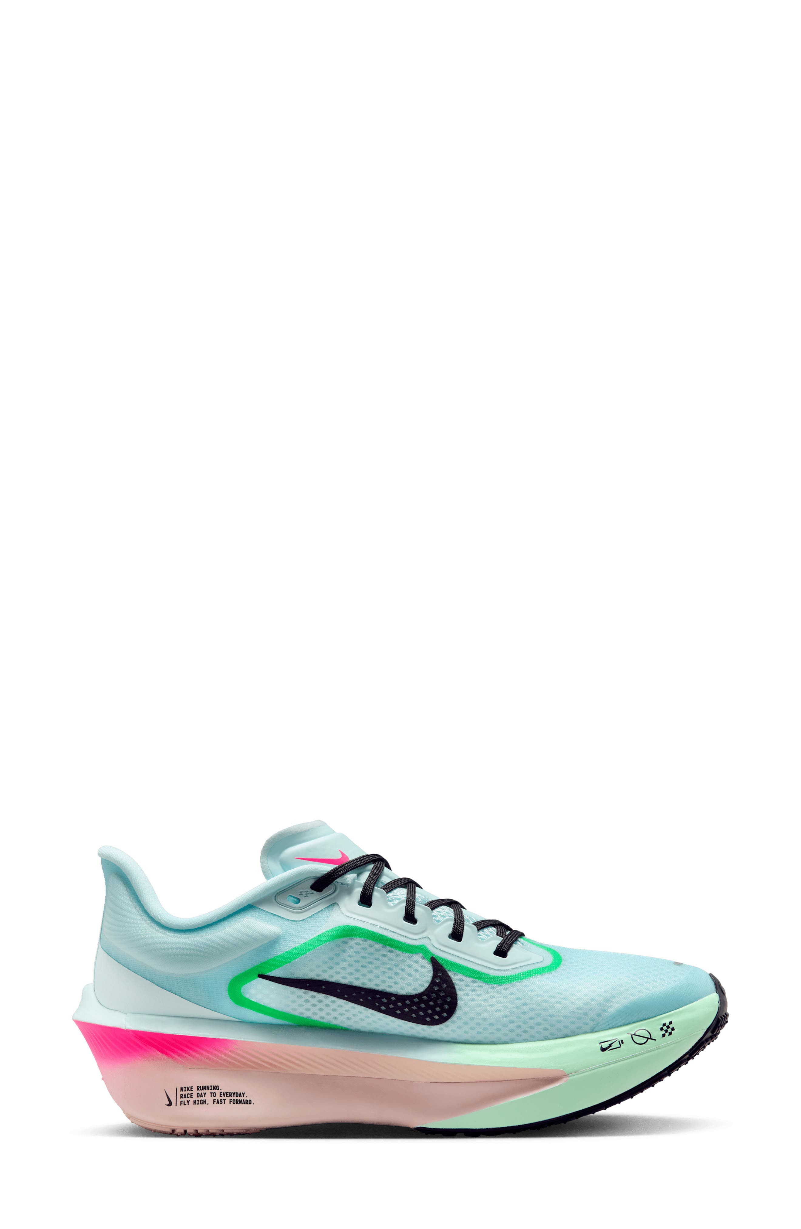 Nike Zoom Fly 6 Running Shoe in Glacier/Pink/Green/Black at Nordstrom - 6