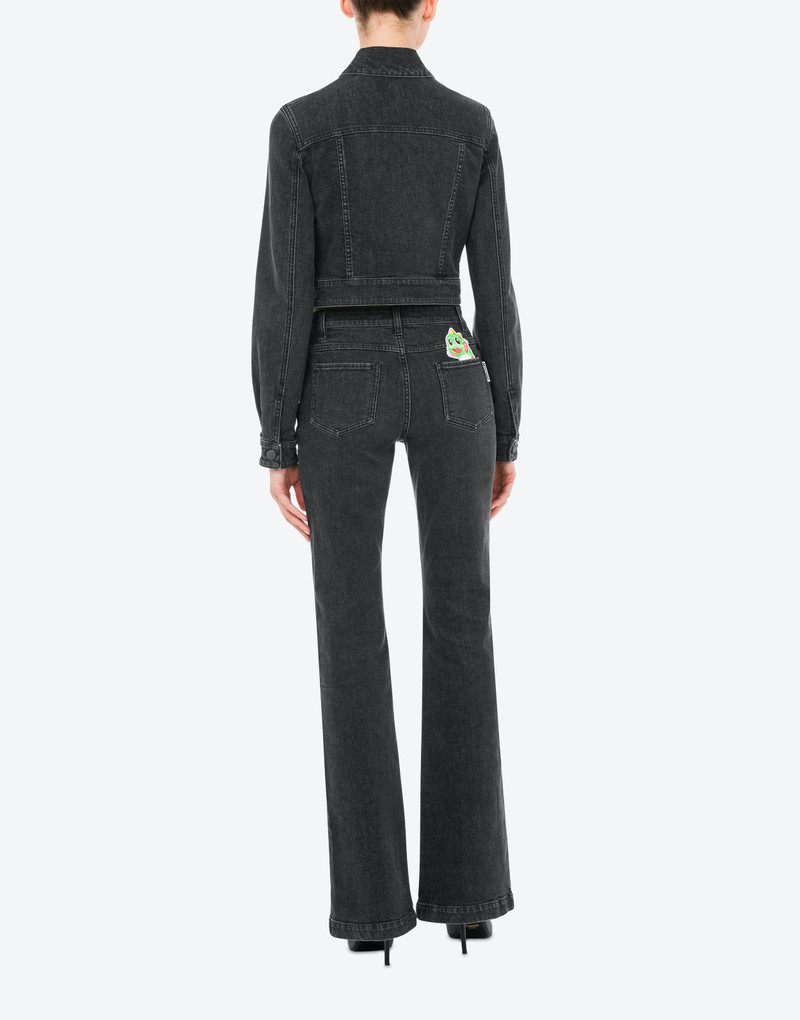CHINESE NEW YEAR BLACK DENIM JACKET 3