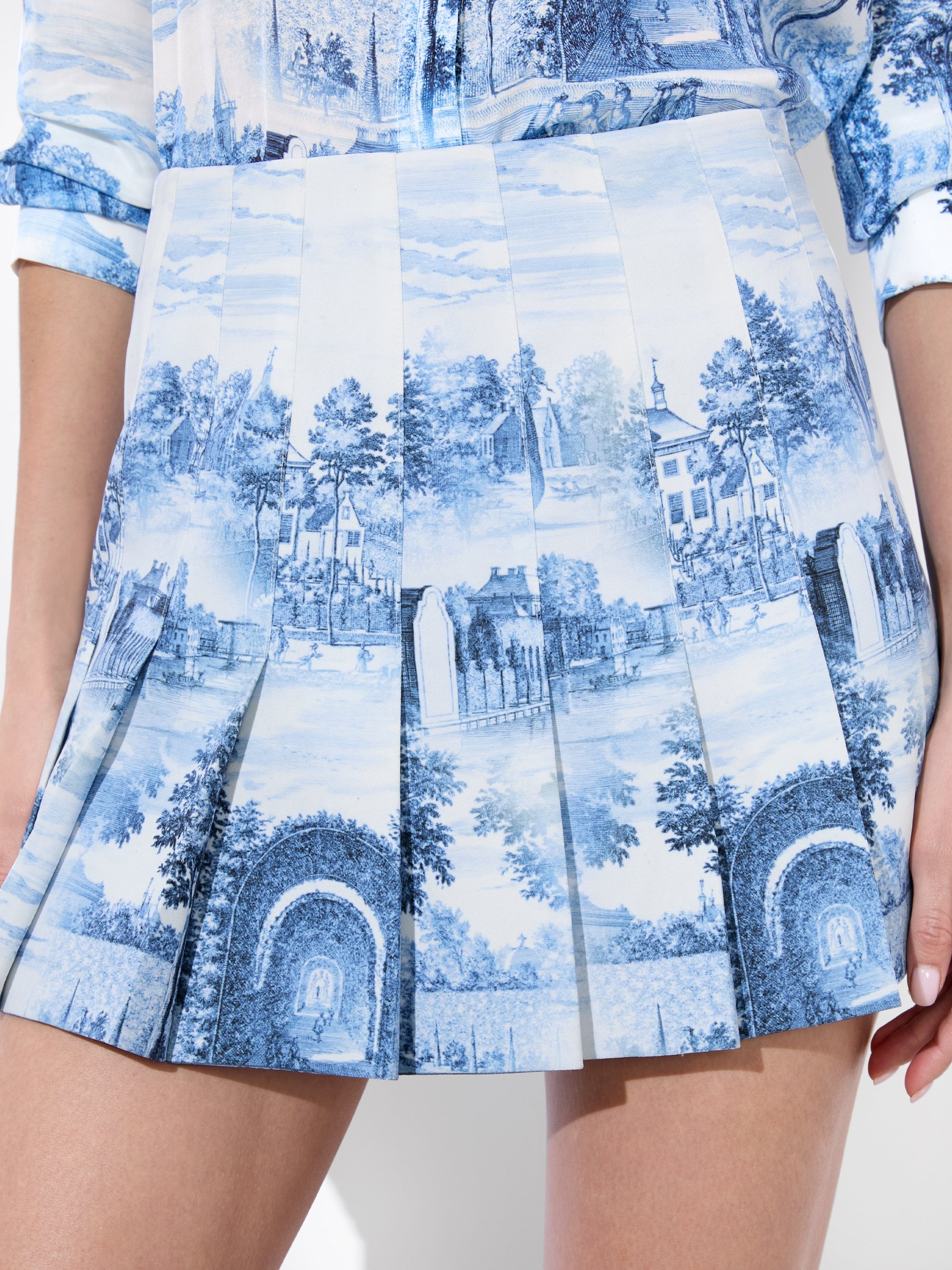 CARTER PLEATED MINI SKIRT - 6