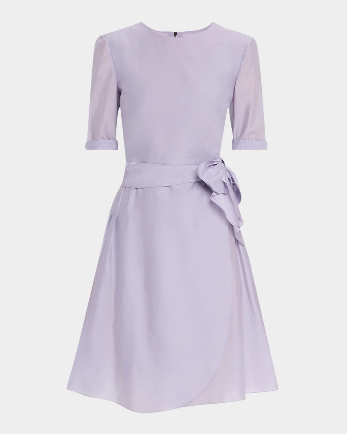 Pleated A-Line Muslin 미니 드레스 - 1
