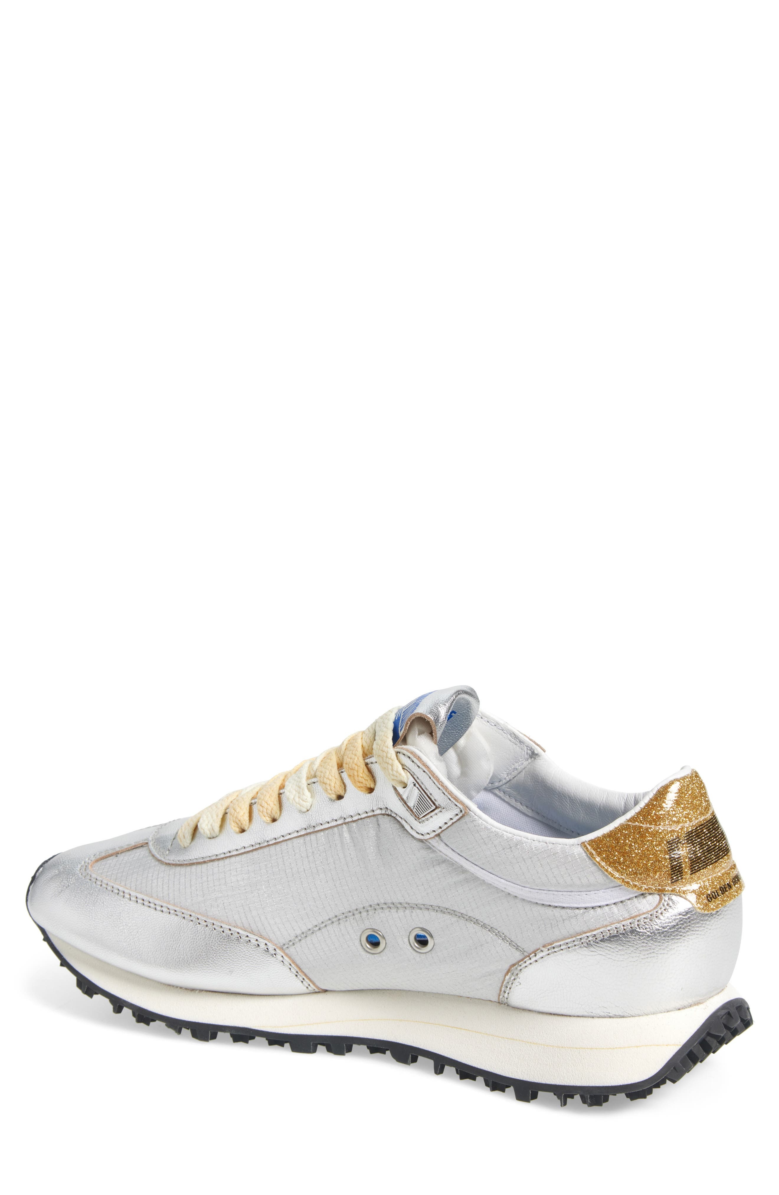 Golden Goose Marathon Sneaker in Silver/Gold at Nordstrom - 2