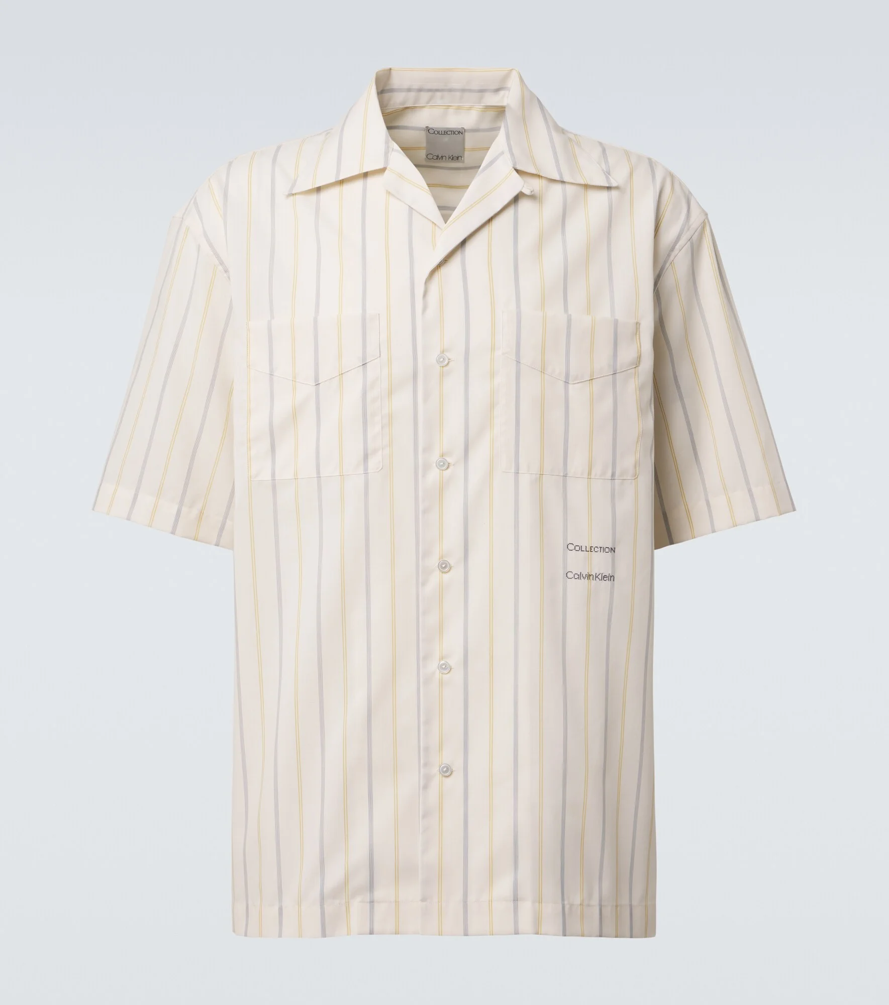 Nathaniel striped bowling shirt - 1