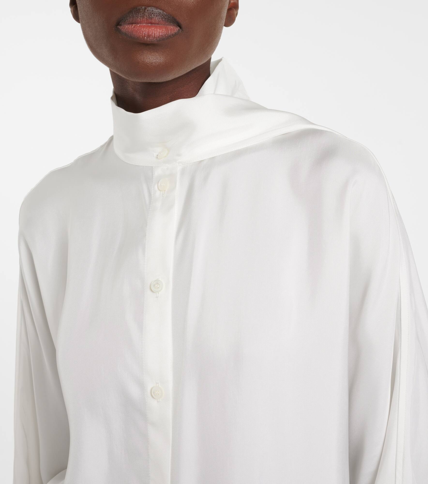 Tie-neck blouse - 4