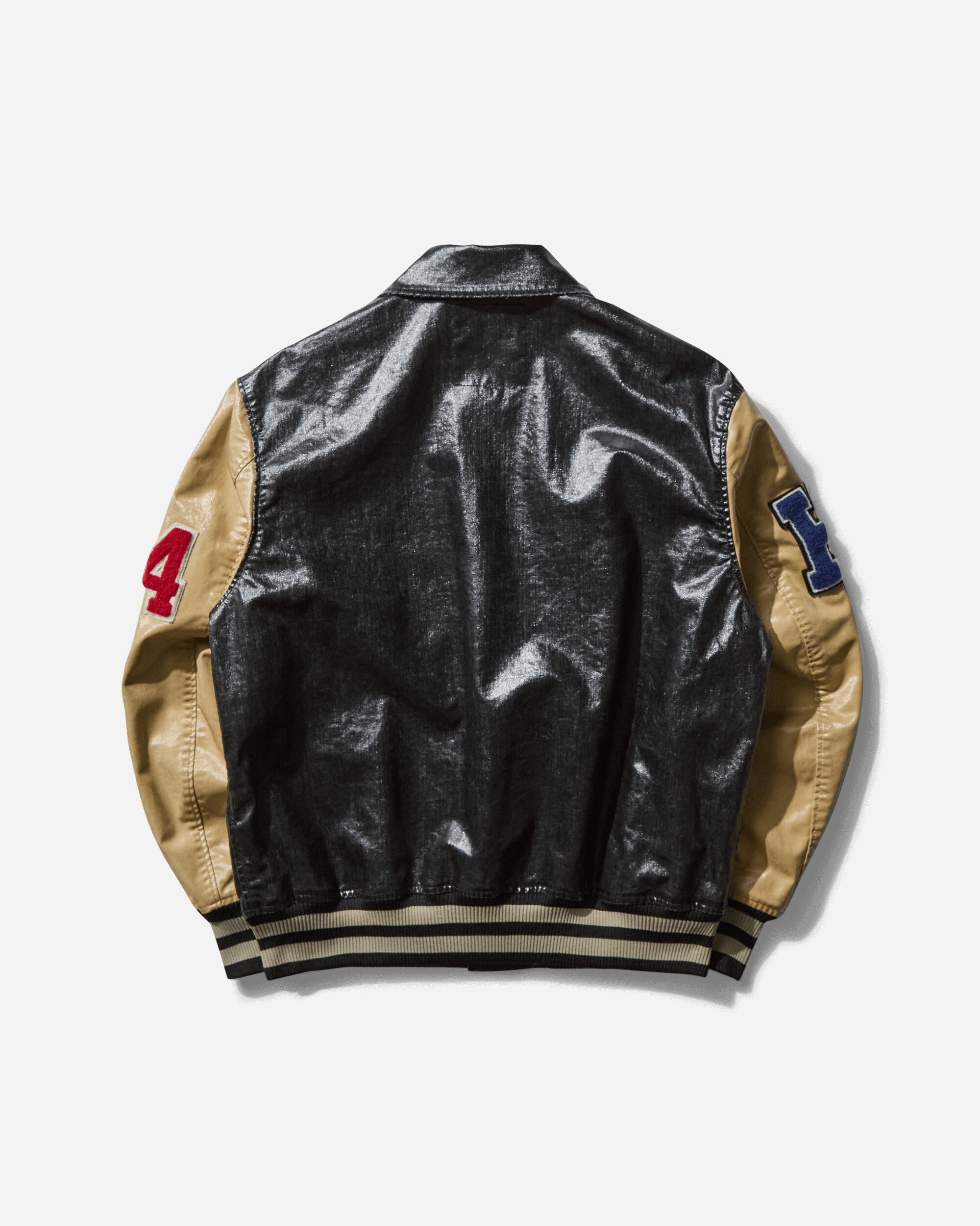 Men's HG Patch Varsity Jacket Black - 2