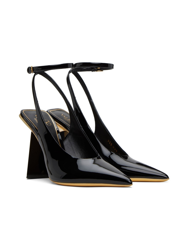 Black One Stud Hyper Heels 4