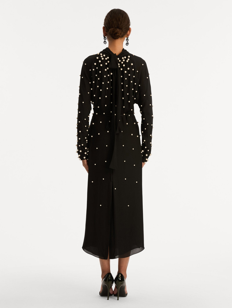 PEARL CLUSTER GEORGETTE DRESS 3