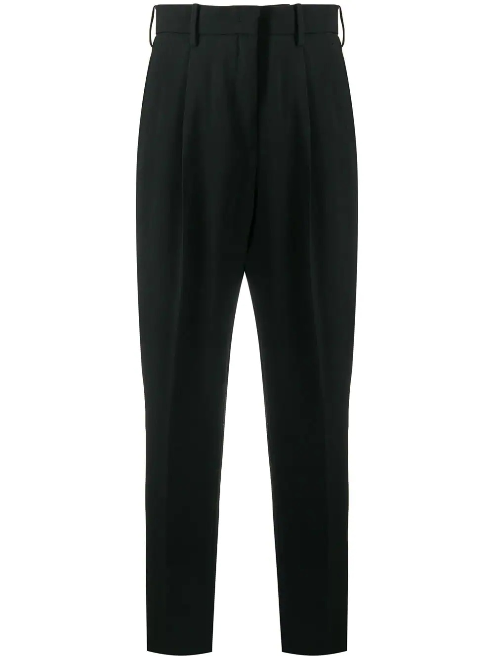 high waist slim trousers - 1