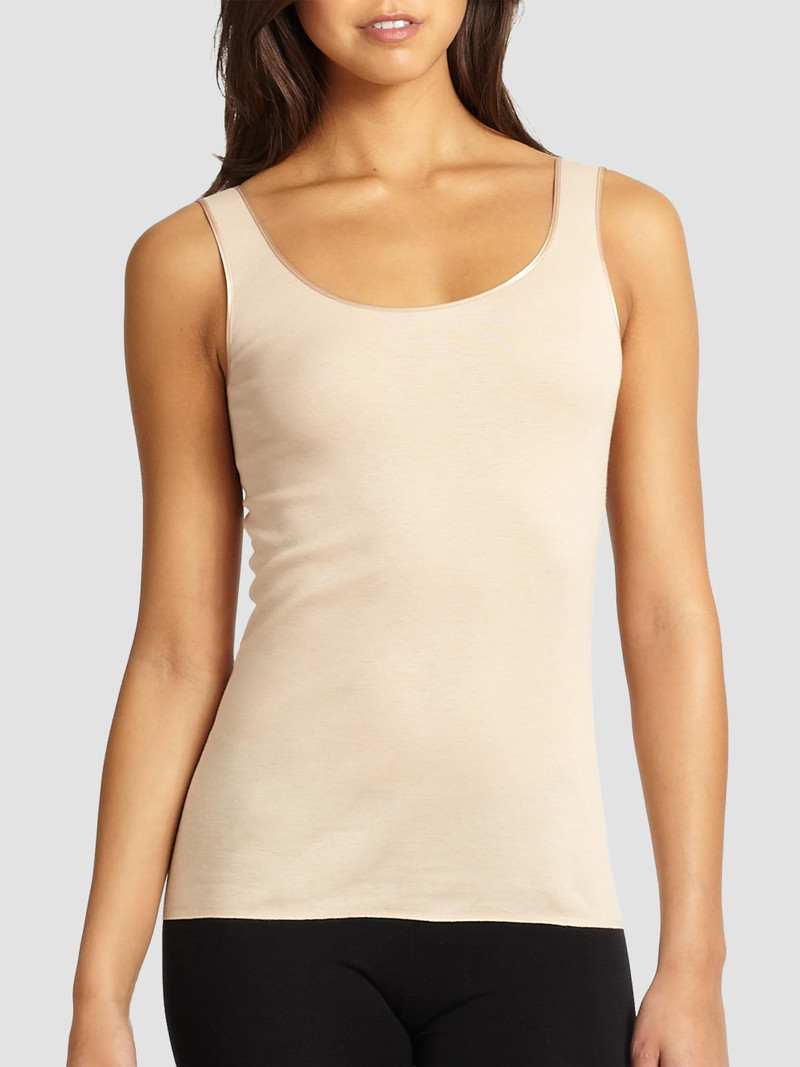 Women's Cotton Seamless Tank Top - Skin 1