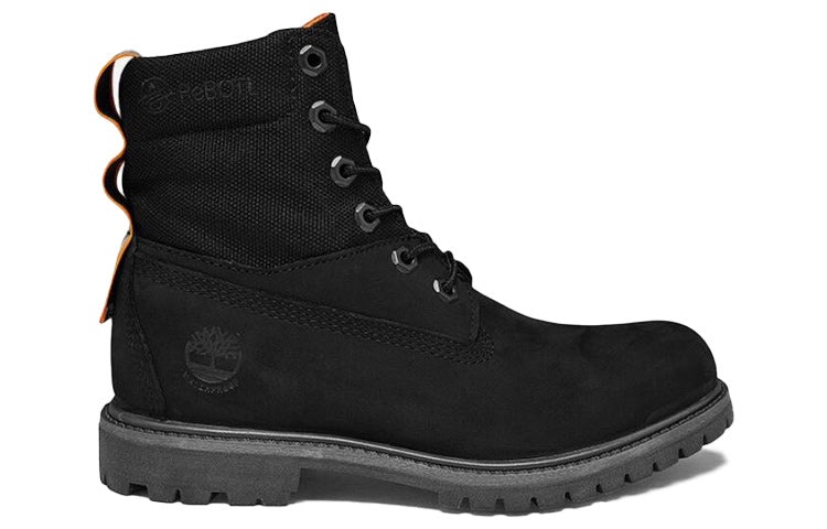 (WMNS) Timberland Rebotl 6 Inch Wide-Fit Boot 'Black Nubuck' A2AZ8 - 2