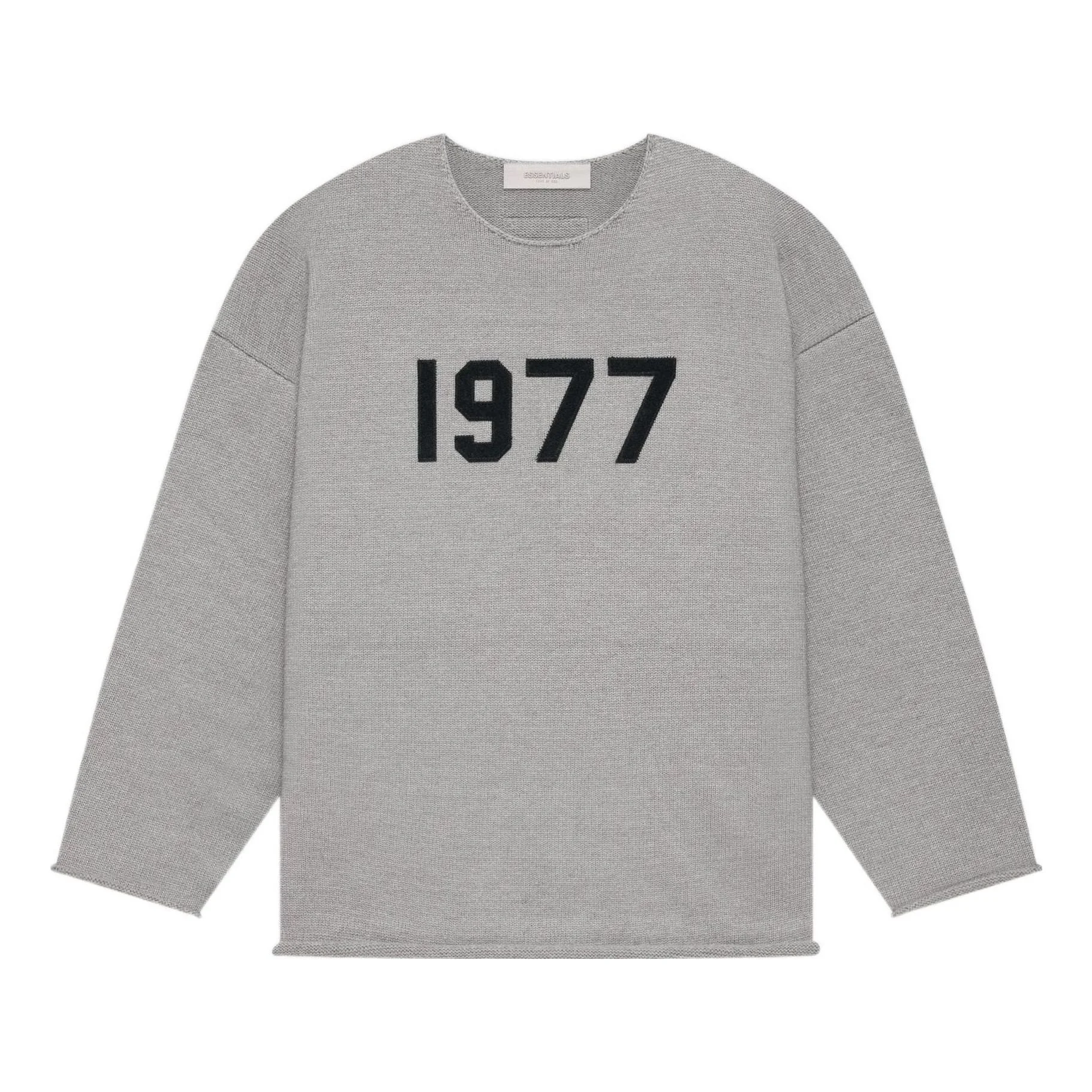 Fear of God Essentials SS22 Raw edge Top 1977 'Dark Oatmeal' FOG-SS22-086 - 1