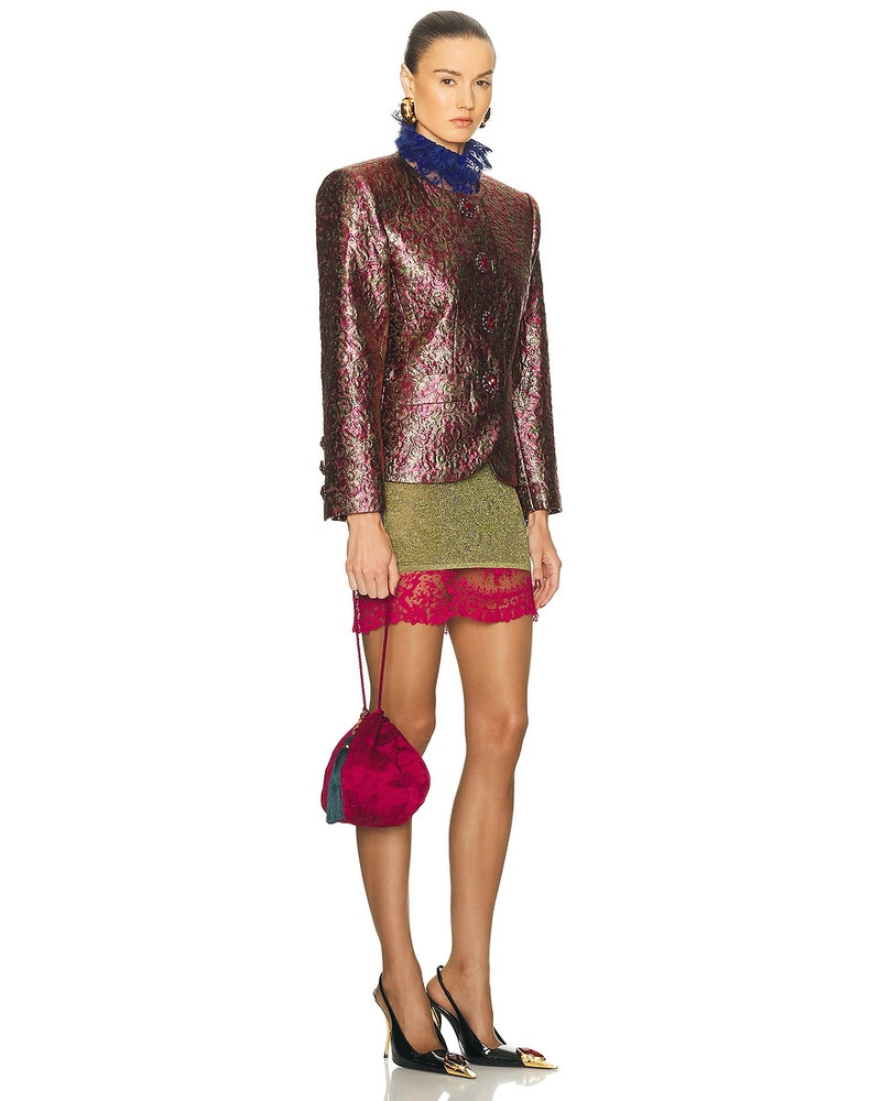 SAINT LAURENT Evening Pochon Round Bag outlook