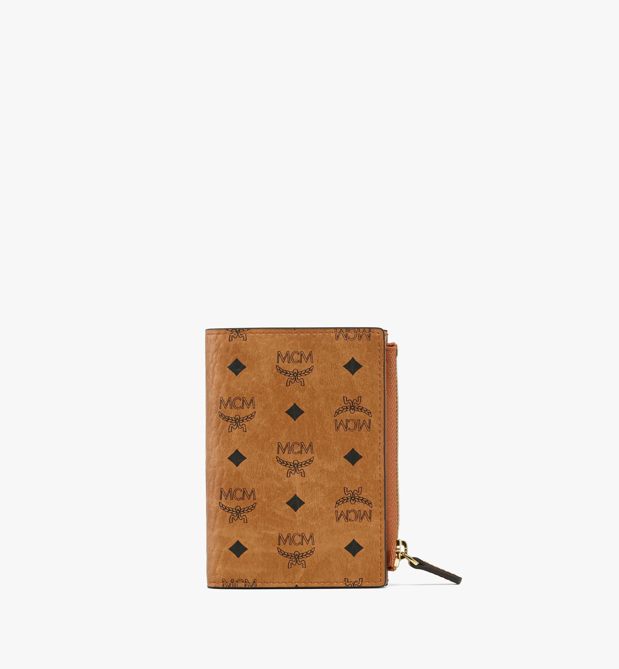 Bifold Zip Card Wallet in Visetos Original - 1