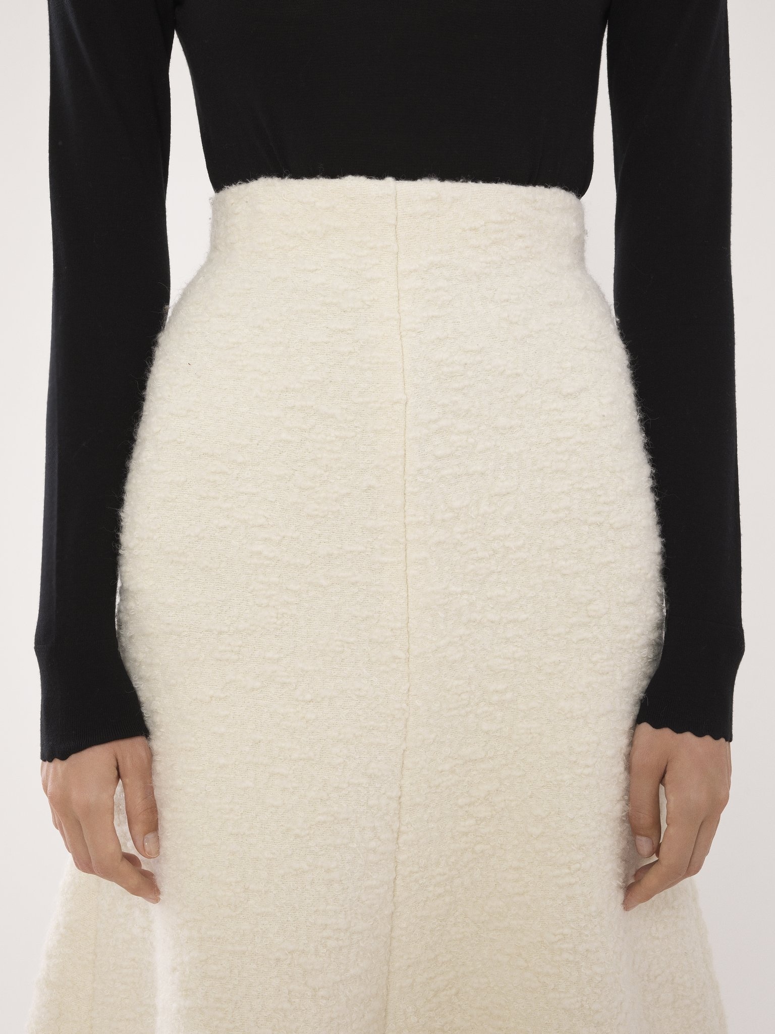 FLARED MIDI SKIRT - 7