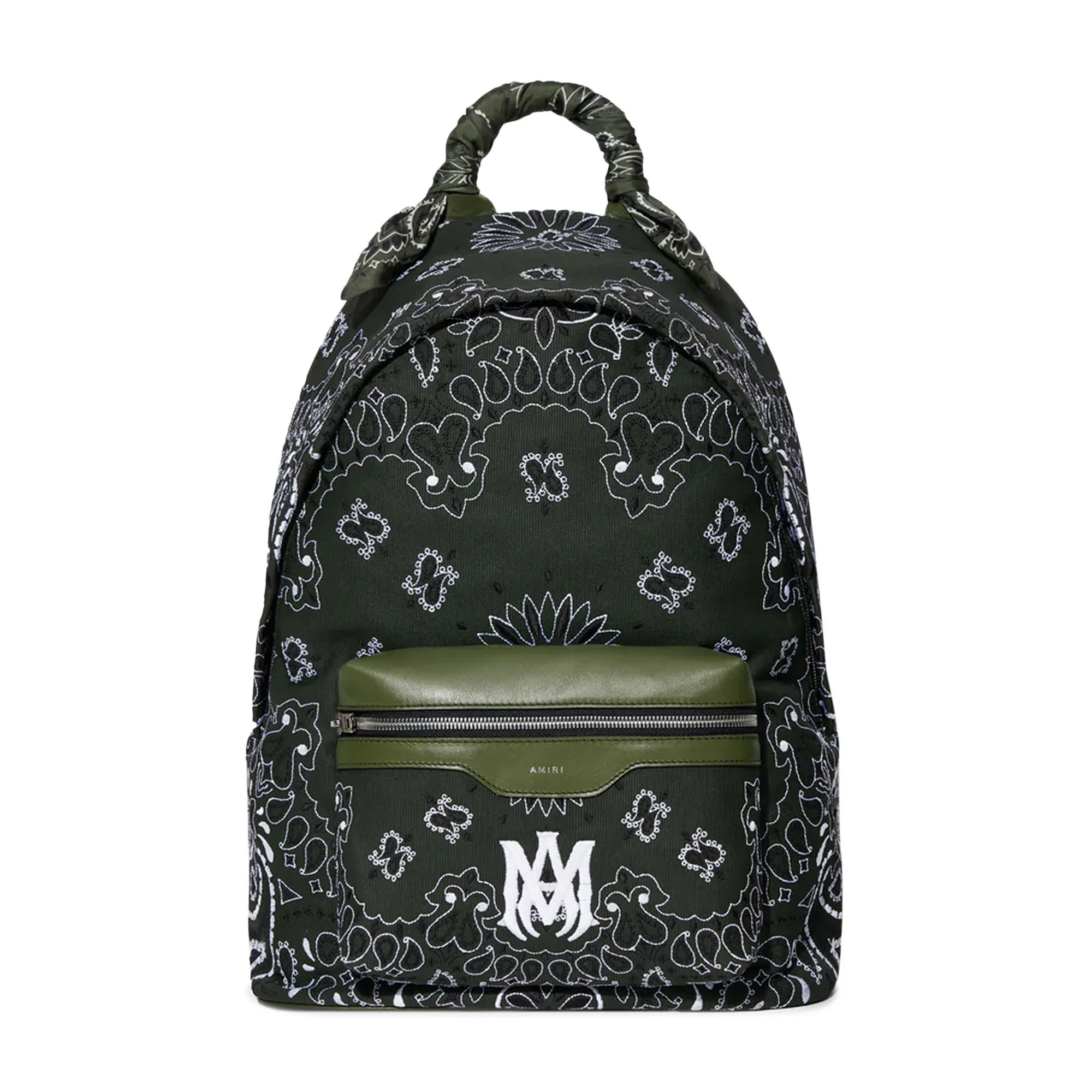 Amiri Canvas Bandana Backpack 'Black' - 1