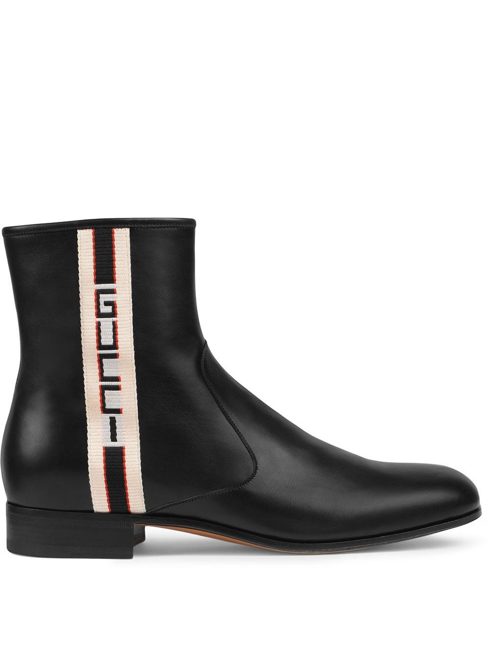 Gucci stripe leather boots - 1